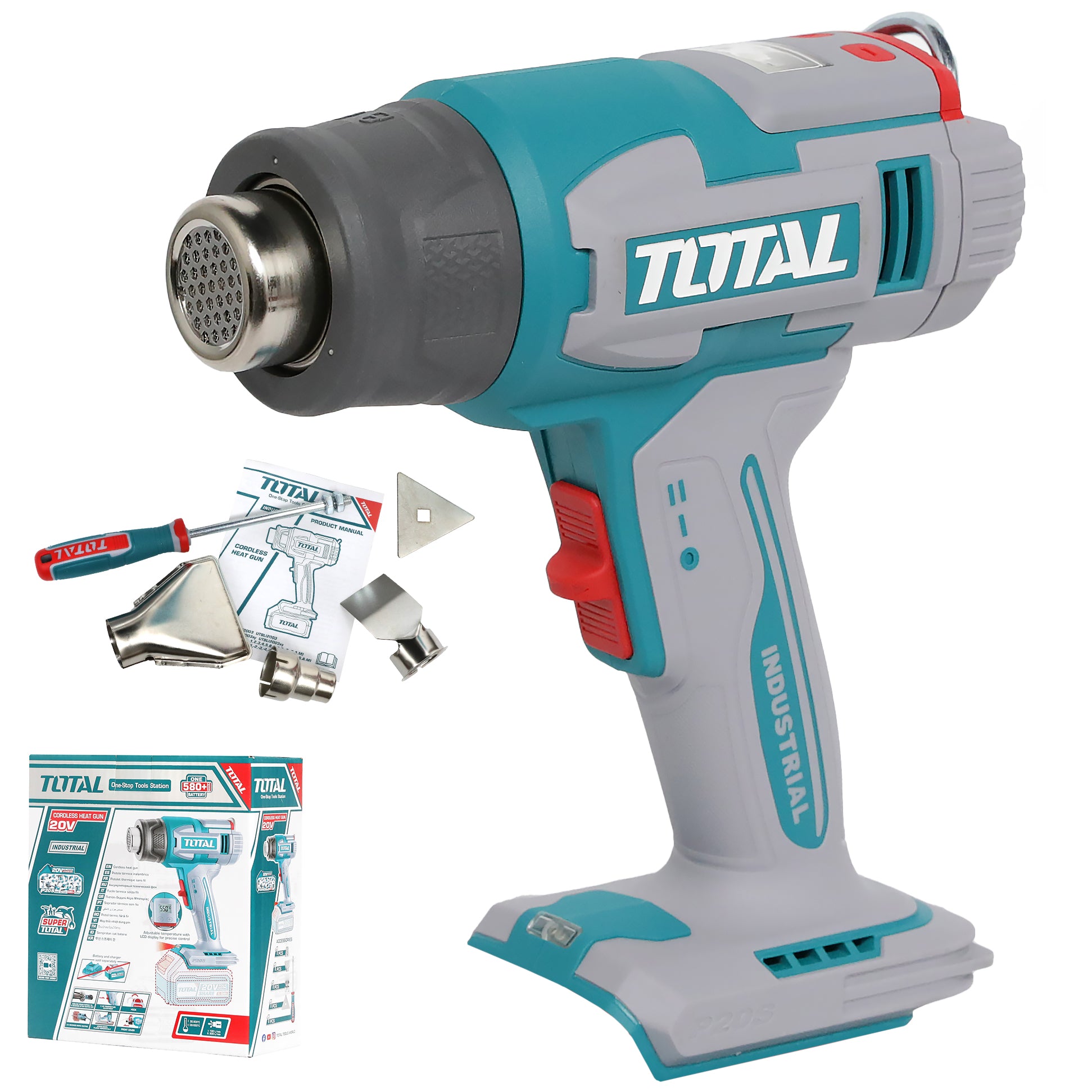 Total Li-Ion 20V Cordless Heat Gun - (Battery Not Included) - TBLI2003