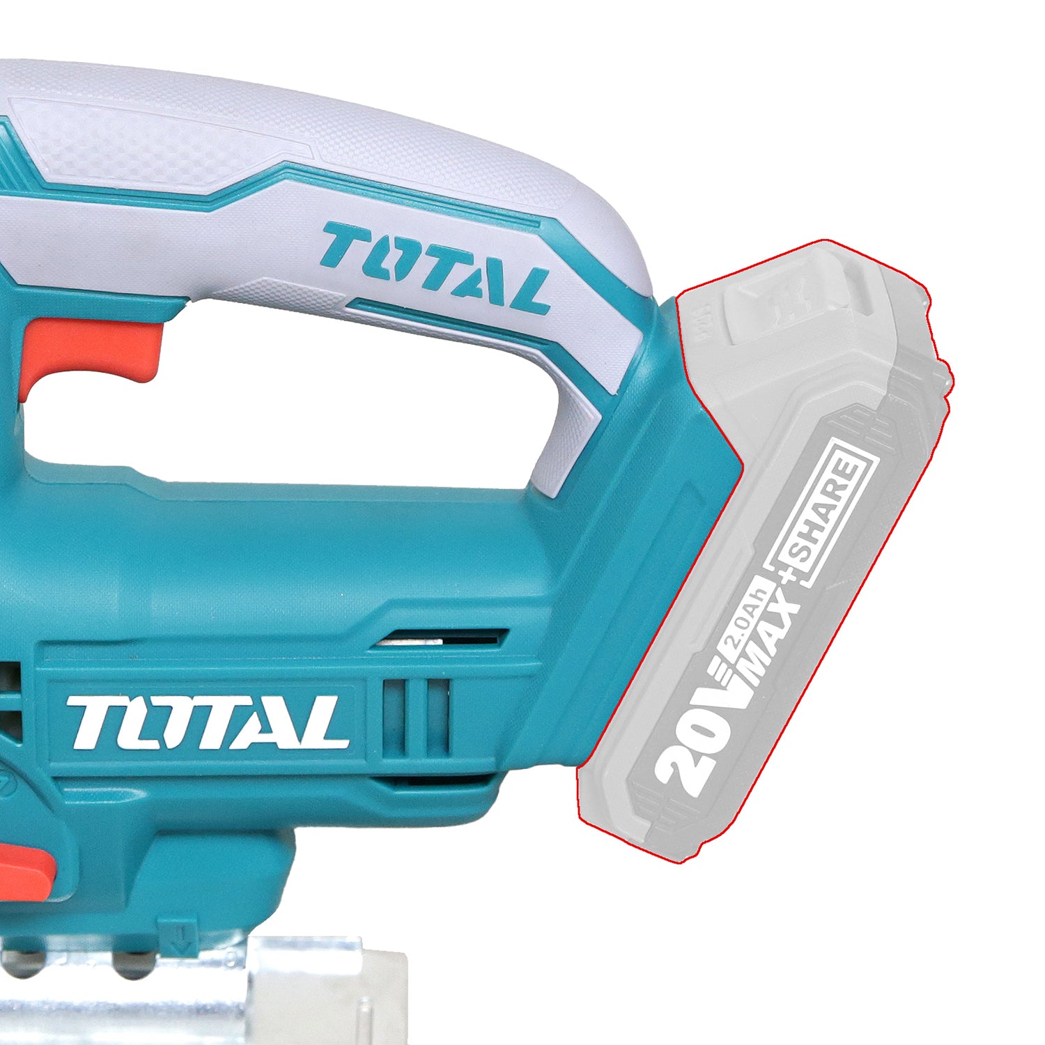 Total Li-Ion 20V Jig Saw (Battery not included) - TJSLI8501