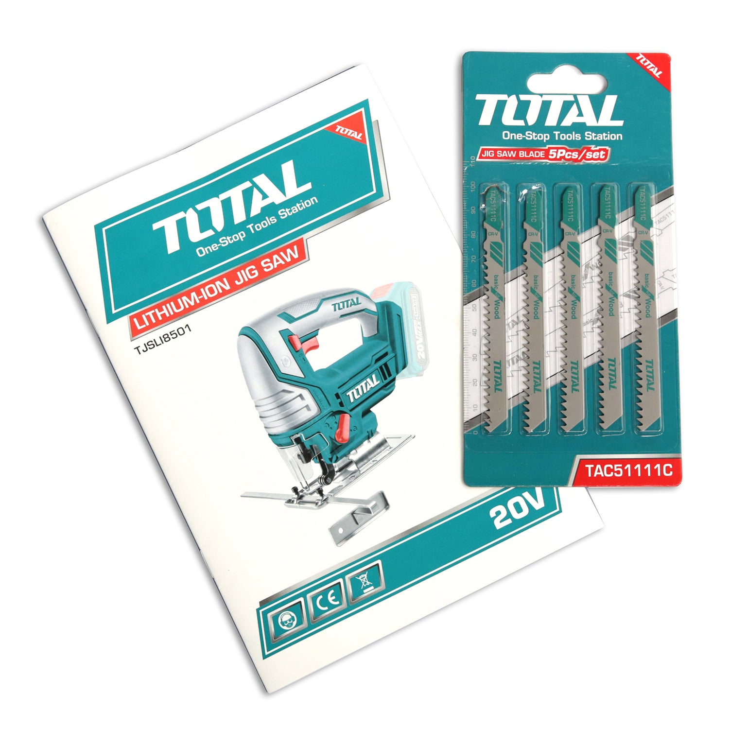 Total Li-Ion 20V Jig Saw (Battery not included) - TJSLI8501