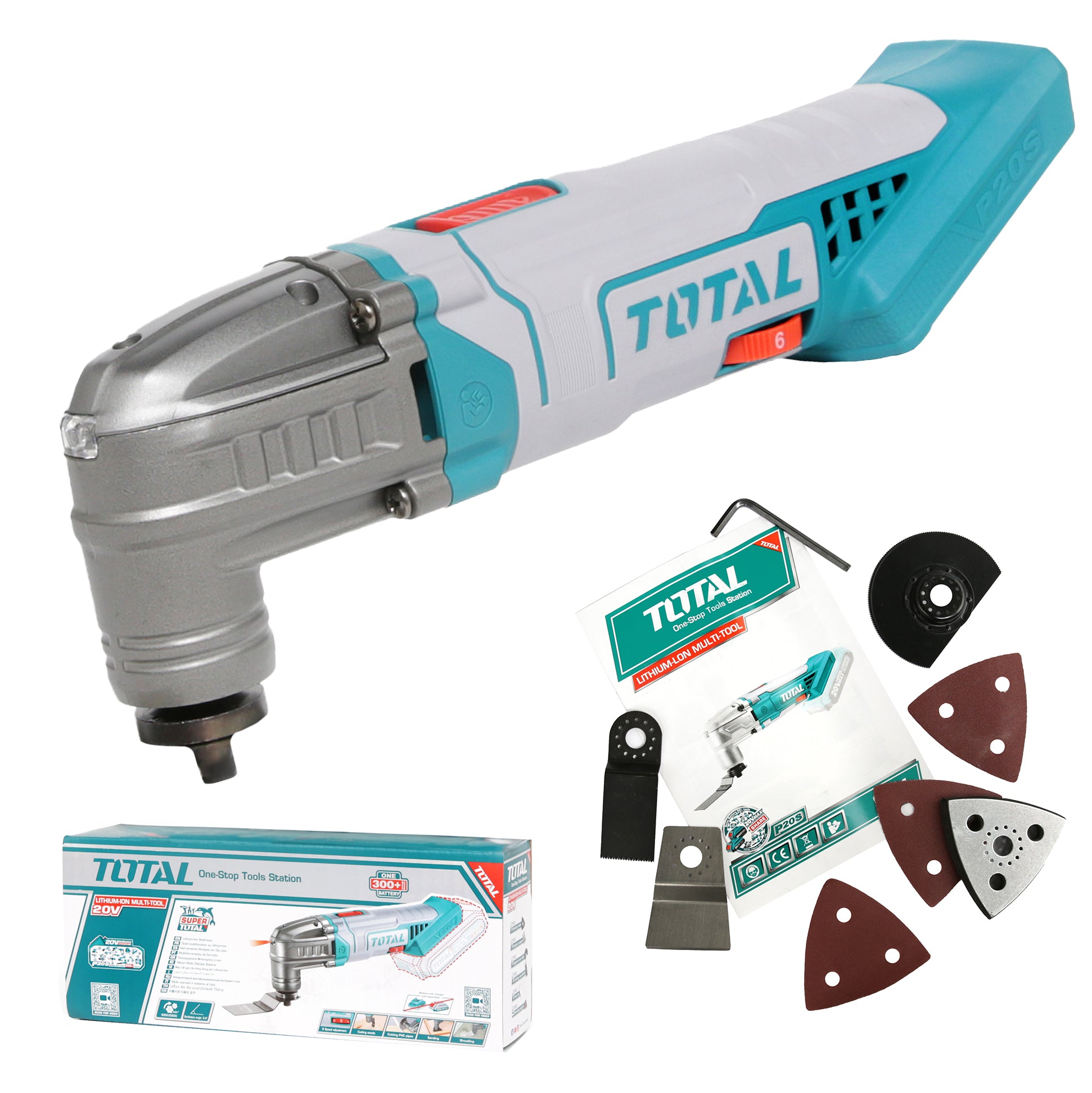 Total Li-Ion 20V Multifunction Tool (Battery not included) - TMLI2022