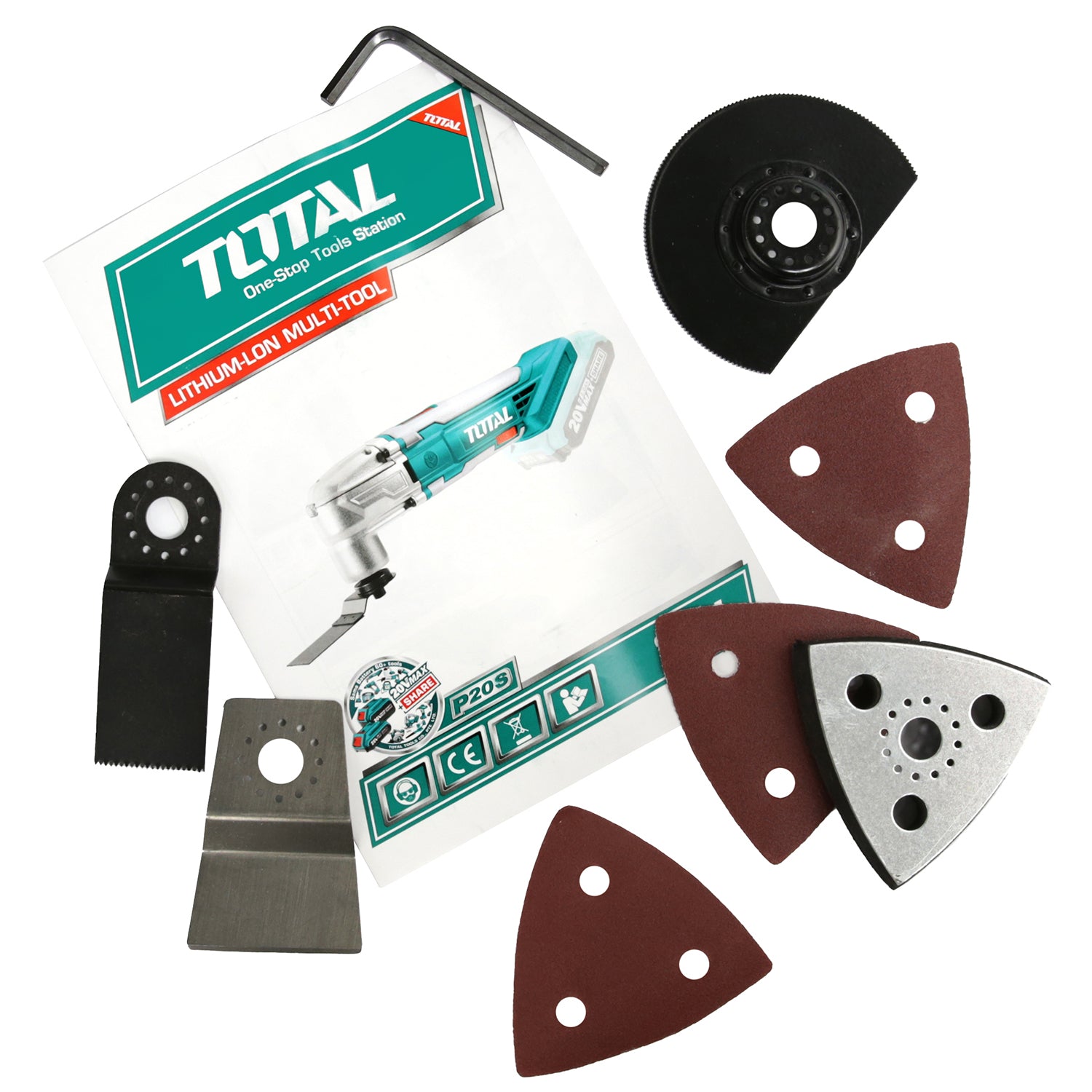 Total Li-Ion 20V Multifunction Tool (Battery not included) - TMLI2022