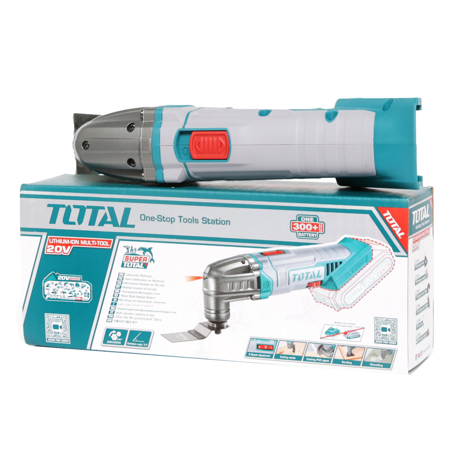 Total Li-Ion 20V Multifunction Tool (Battery not included) - TMLI2022