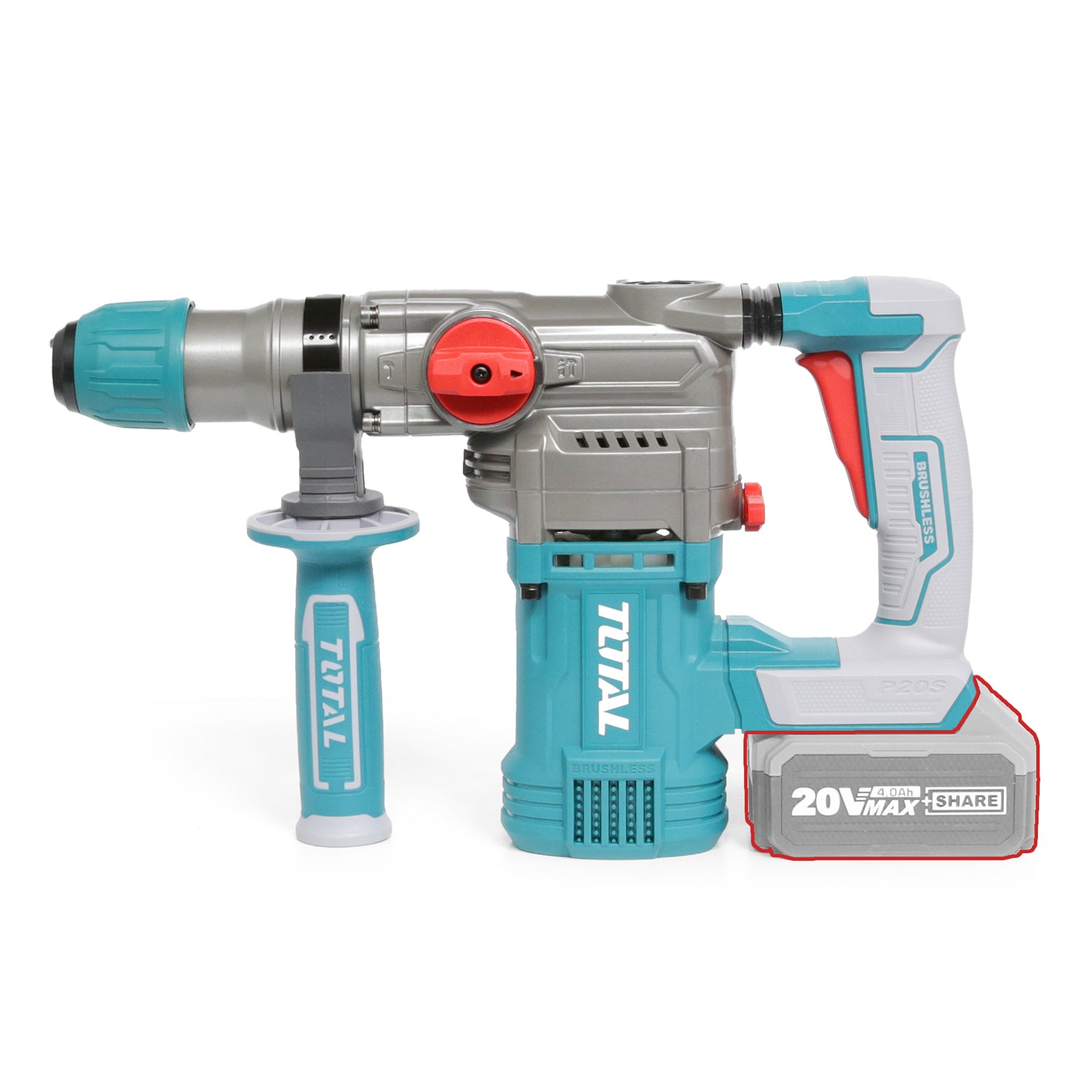 Total Li-Ion 20V Rotary Hammer SDS Plus (Battery not included) - TRHLI20288