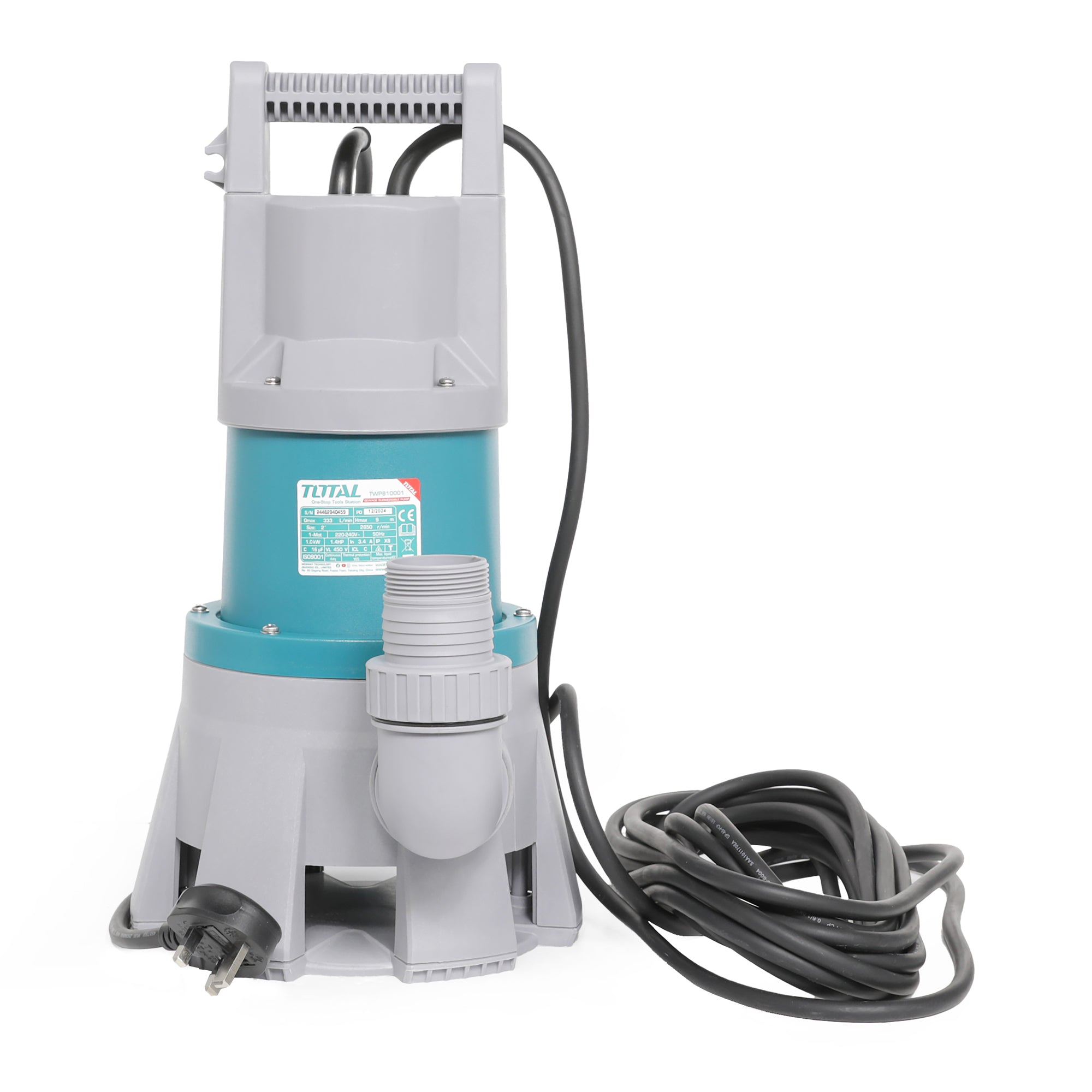 Total Submersible Water Pump 1000W 1.4HP - TWP810001