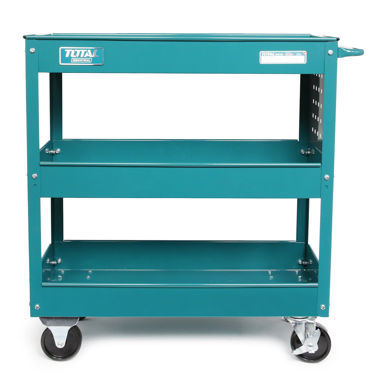 Total Mobile 3 Tray Tool Storage Cart Utility Trolley Organizer - THPTC301