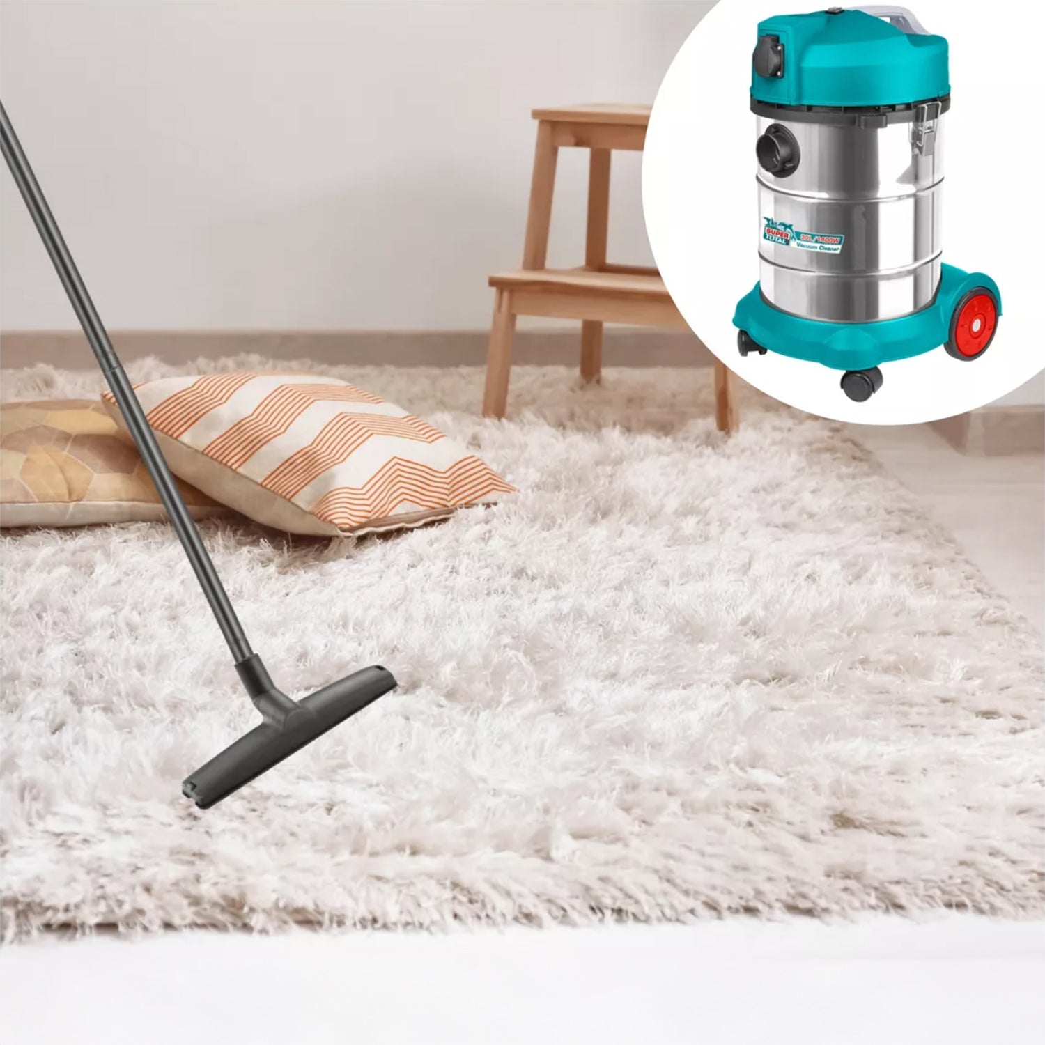 Total Wet and Dry Vacuum Cleaner 1400W - TVC14301