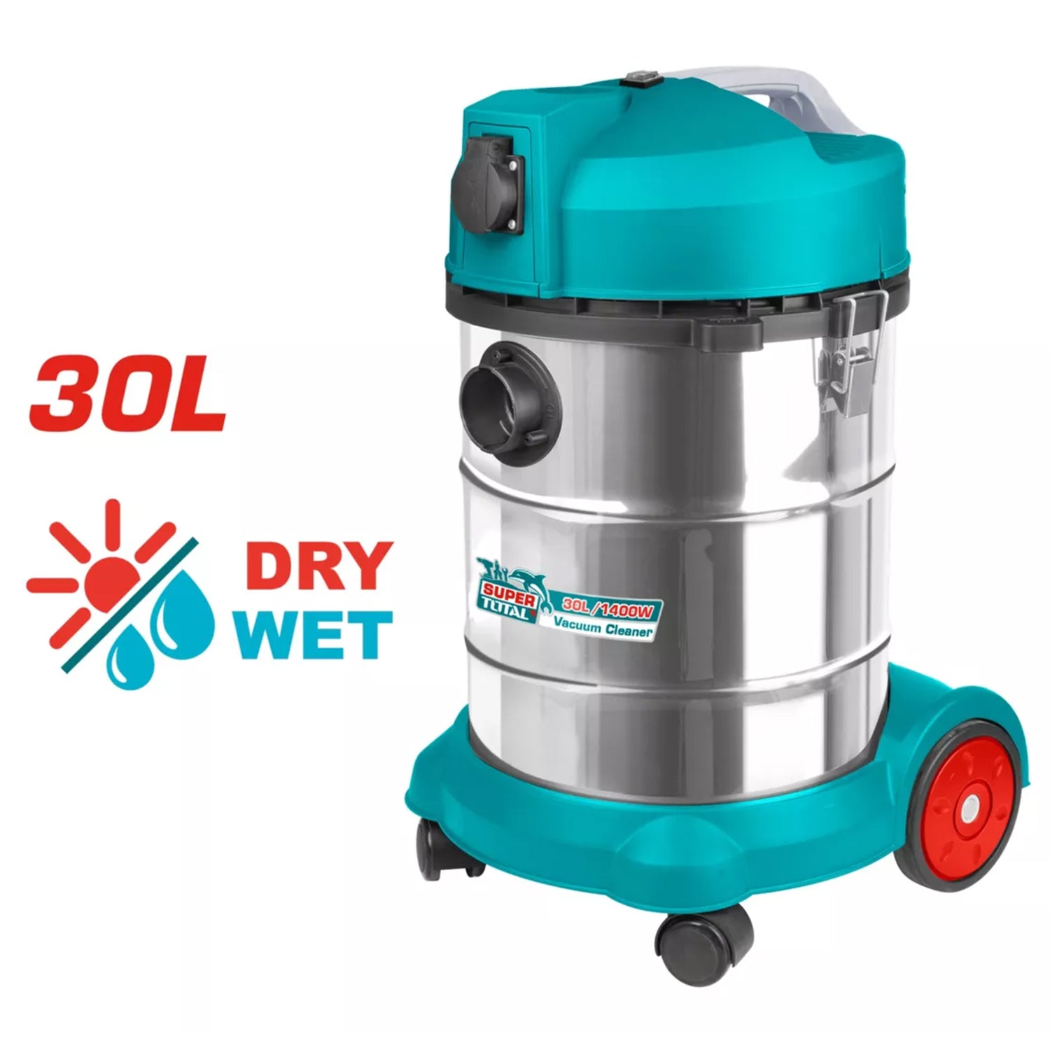 Total Wet and Dry Vacuum Cleaner 1400W - TVC14301