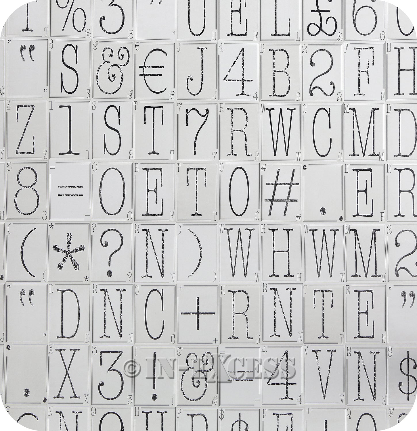 1 Wall Designer Photo Motif Wallpaper - Typograpy W10MTYPO02