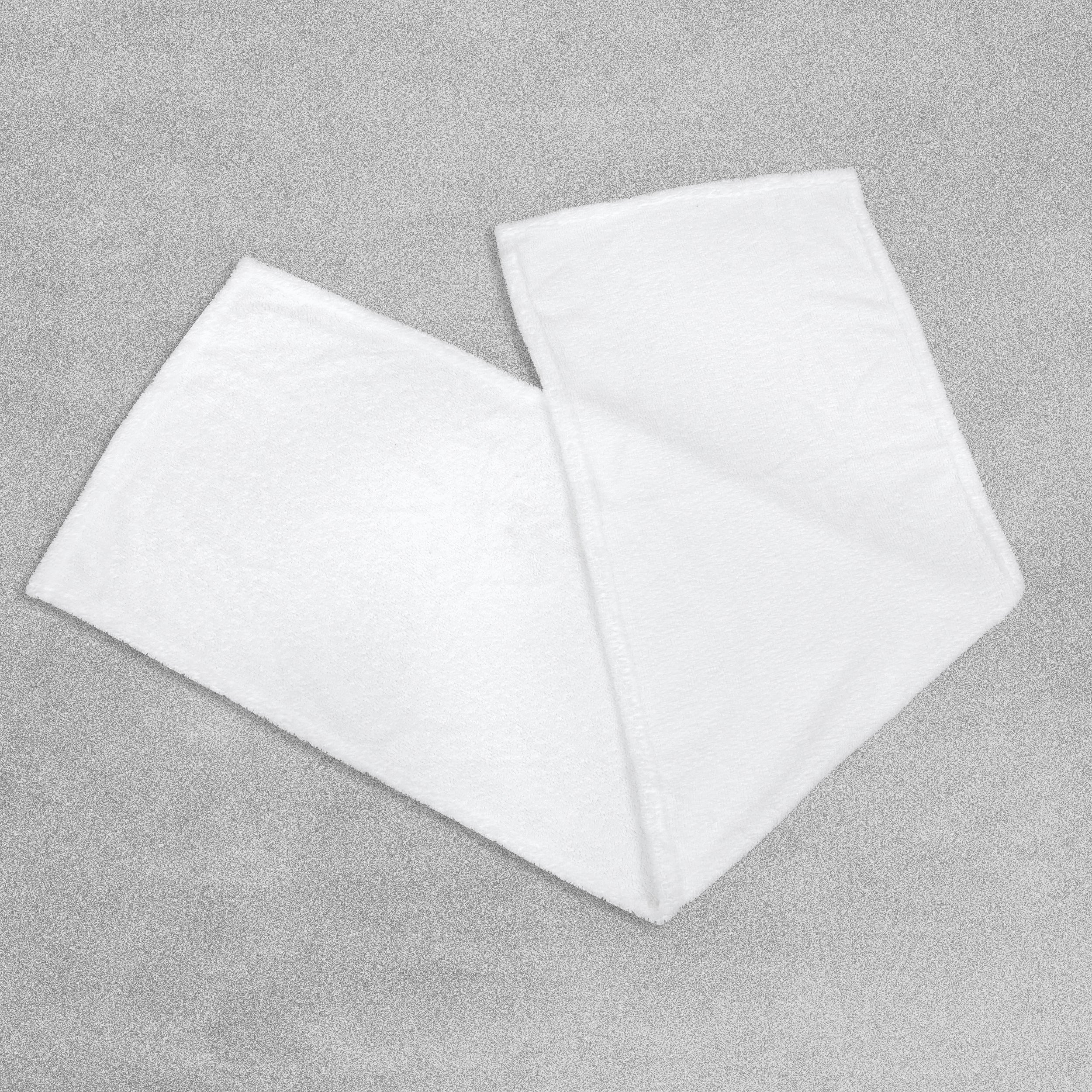 White Polyester Sports Towel 98cm x 30cm