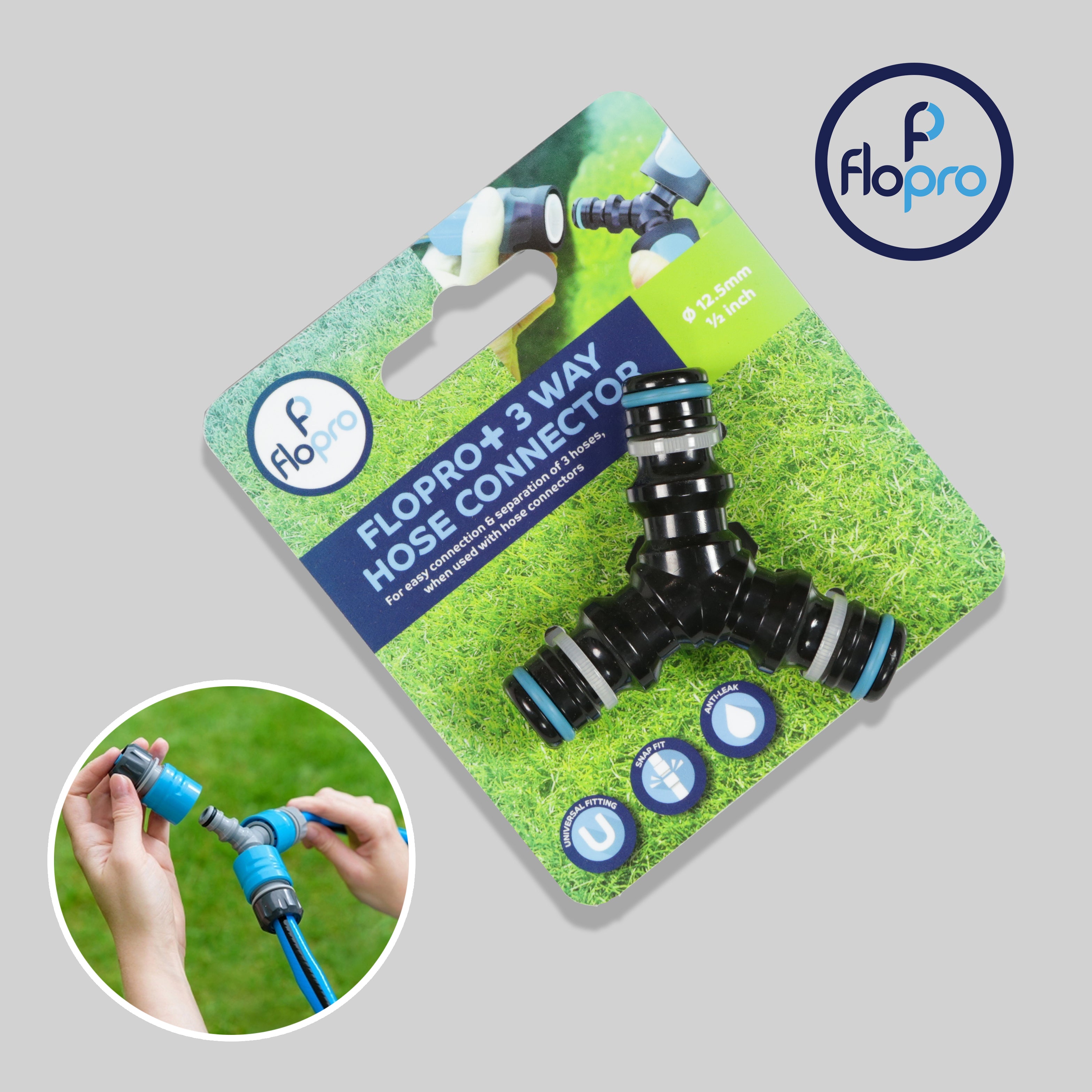 3 Way Hose Connector by Flopro, sold by In-Excess