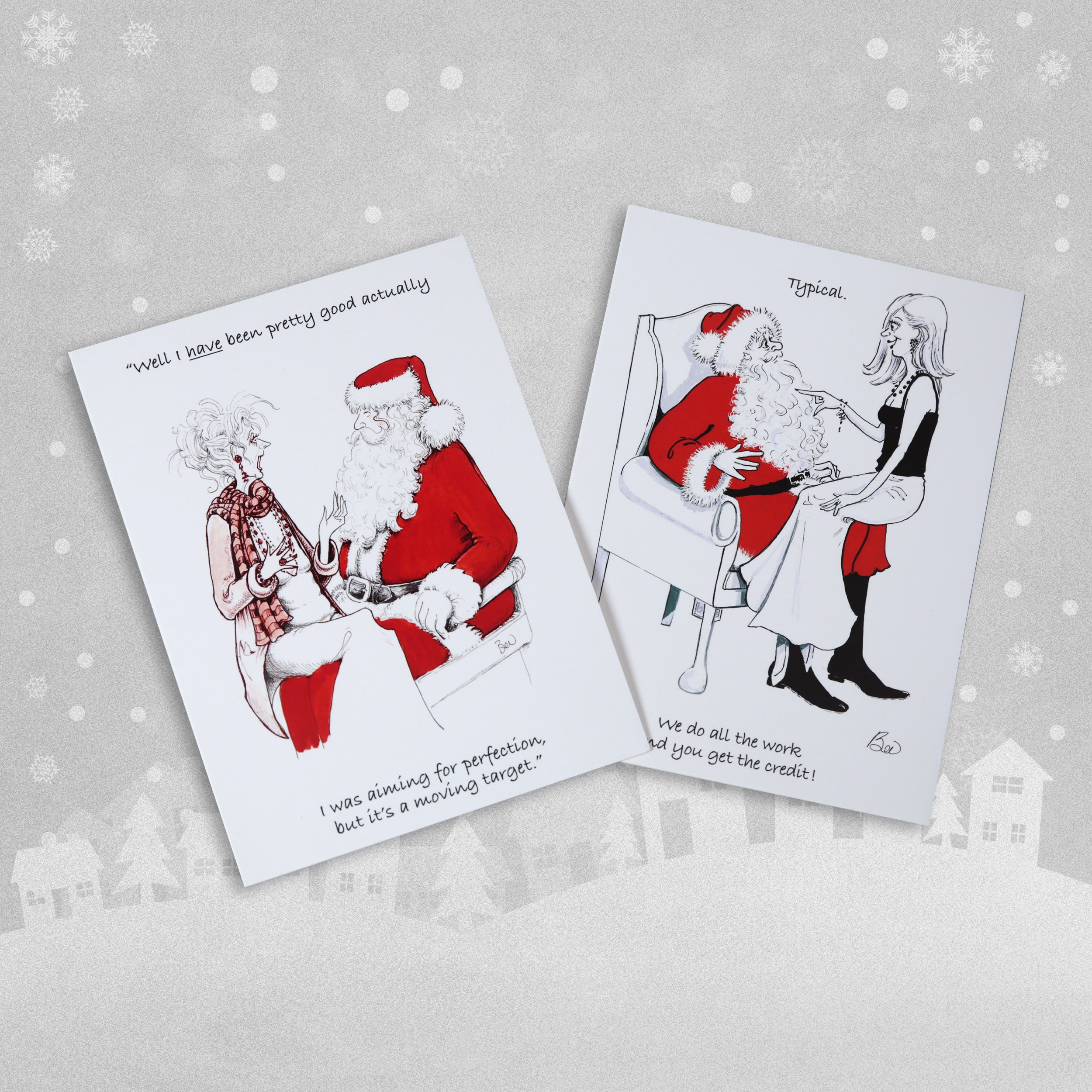 10 Humorous Christmas Cards - 'Father Christmas'