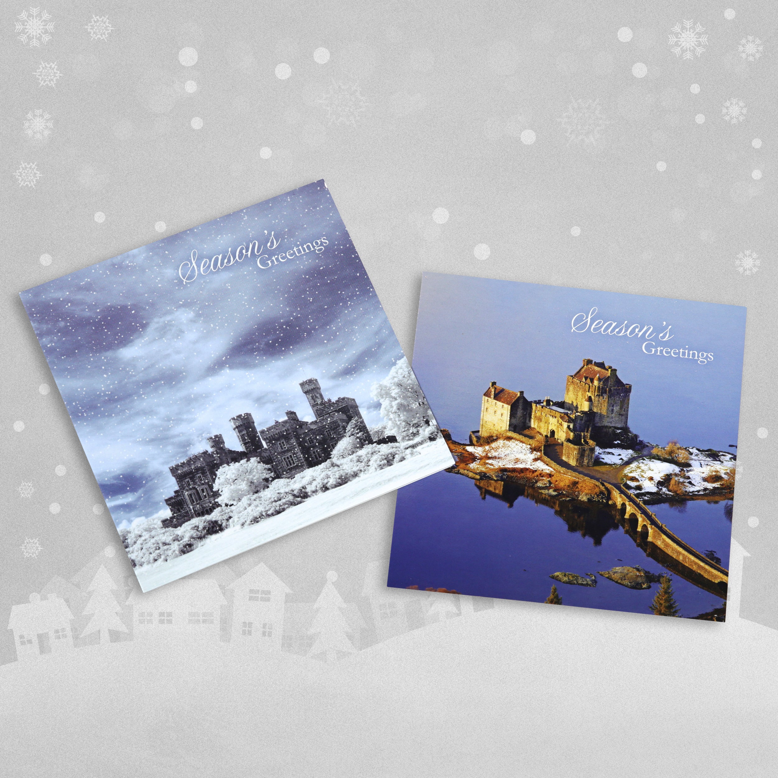 10 'Scotland' Christmas Cards - Eileen Donna Castle & Stornaway Castle