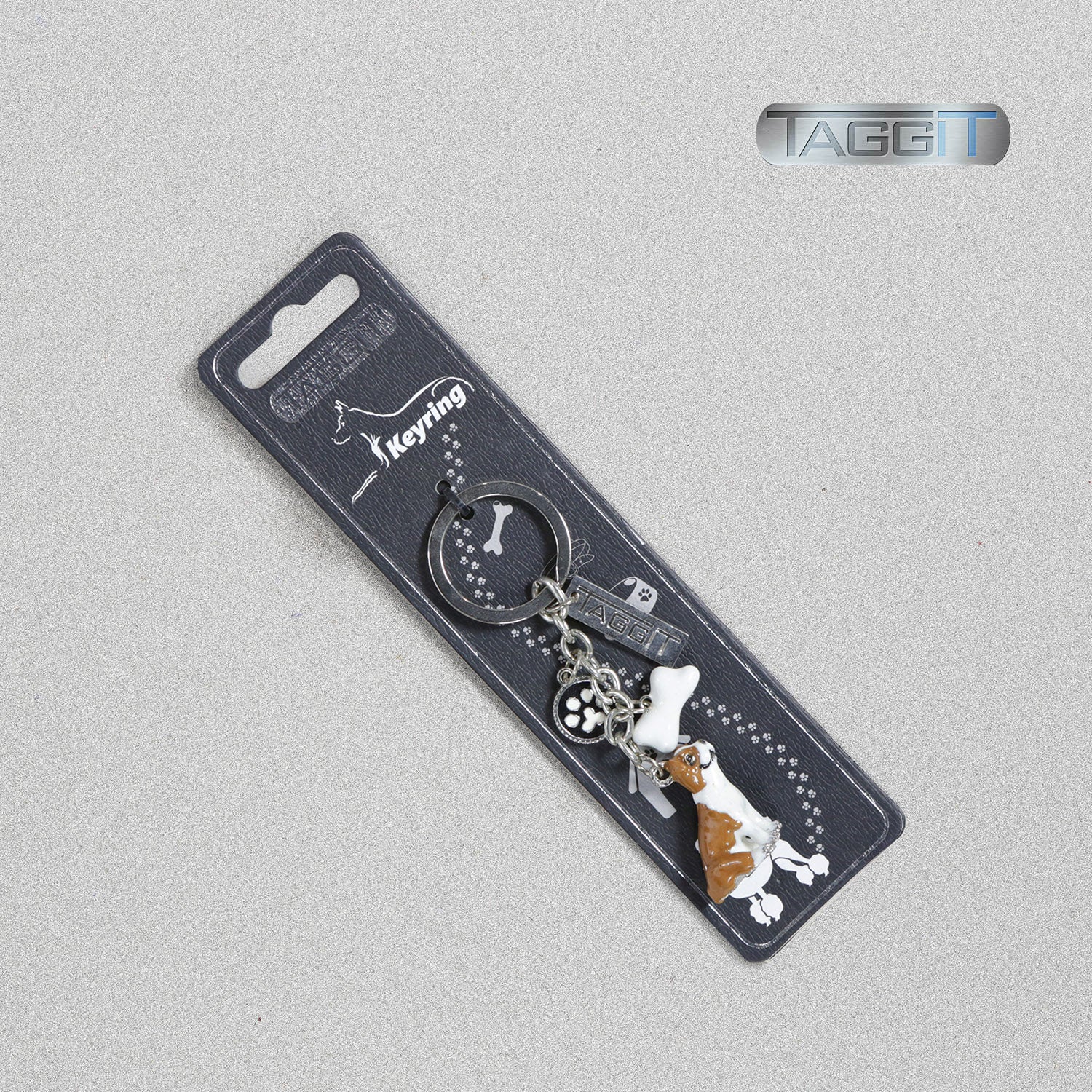 Taggit Enamel Dog Breed Keyring