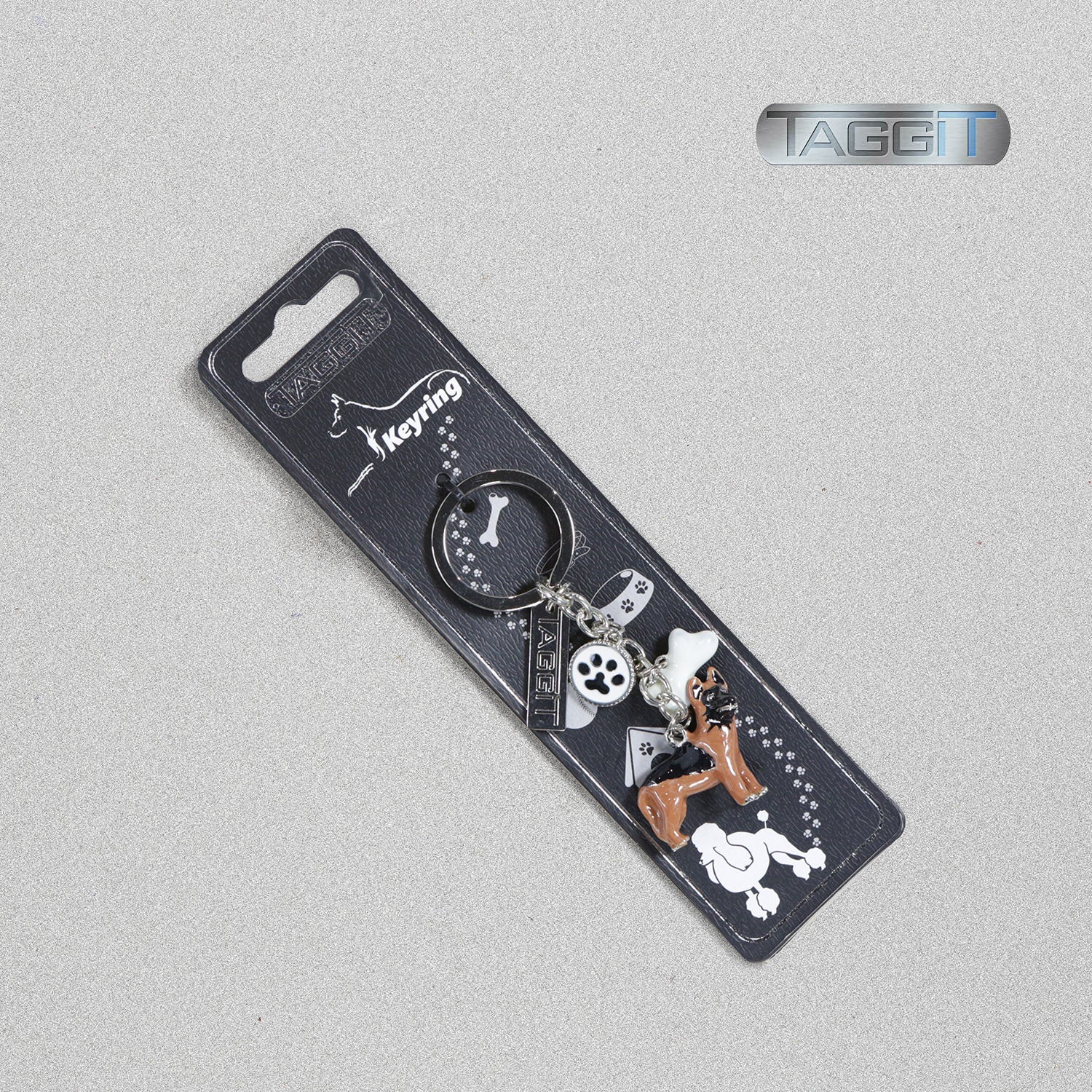 Taggit Enamel Dog Breed Keyring