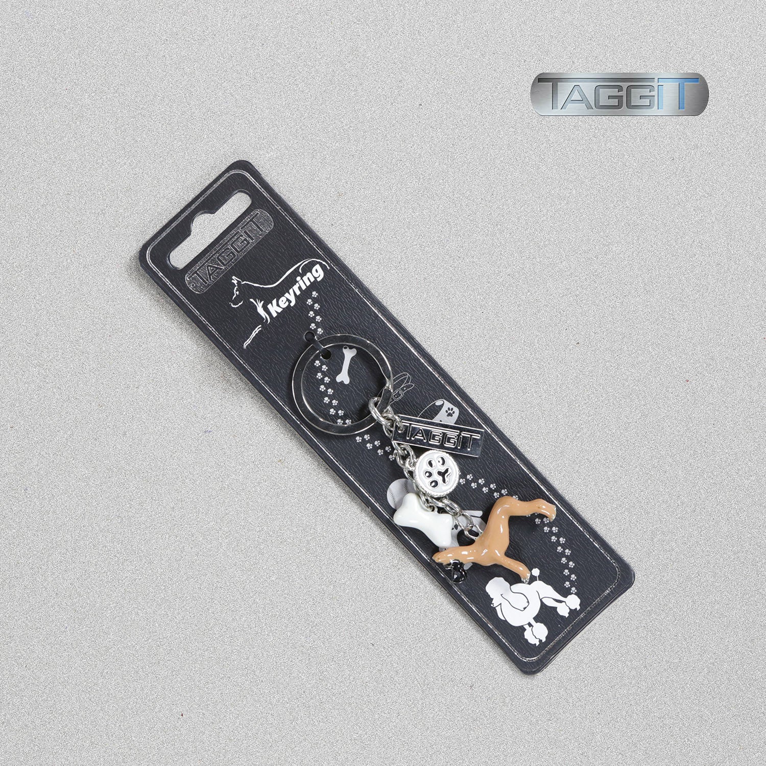 Taggit Enamel Dog Breed Keyring