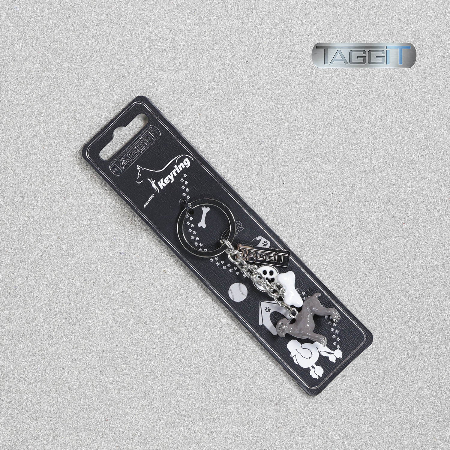 Taggit Enamel Dog Breed Keyring