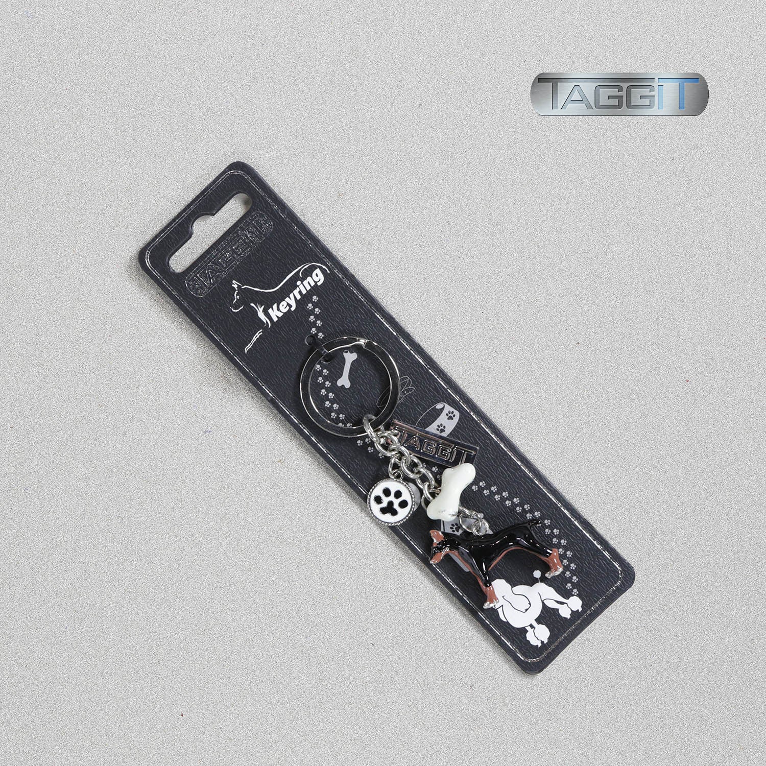 Taggit Enamel Dog Breed Keyring