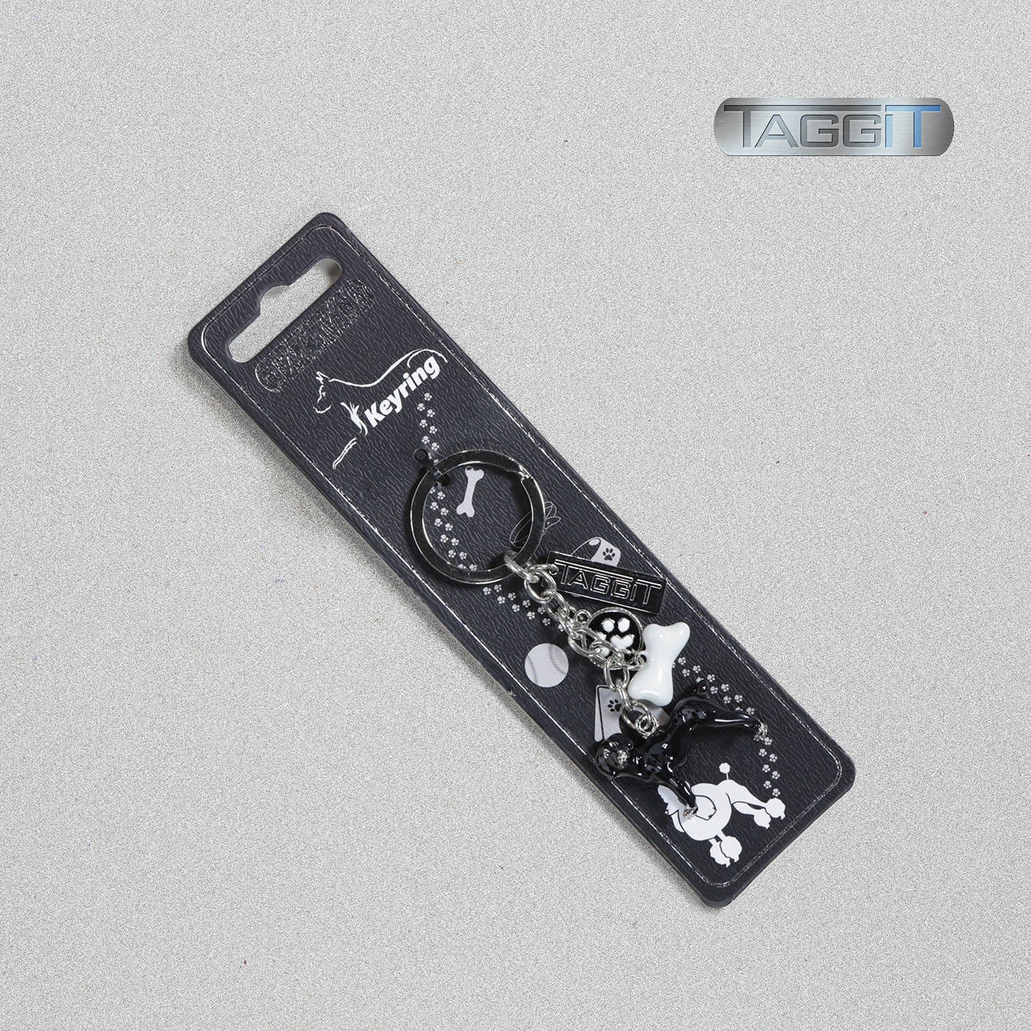 Taggit Enamel Dog Breed Keyring