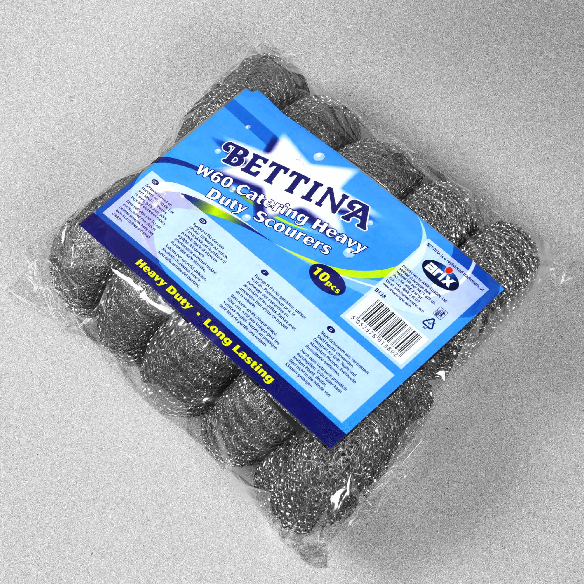 W60 Catering Heavy Duty Scourers - Pack of 10 by Bettina, sold by In-Excess