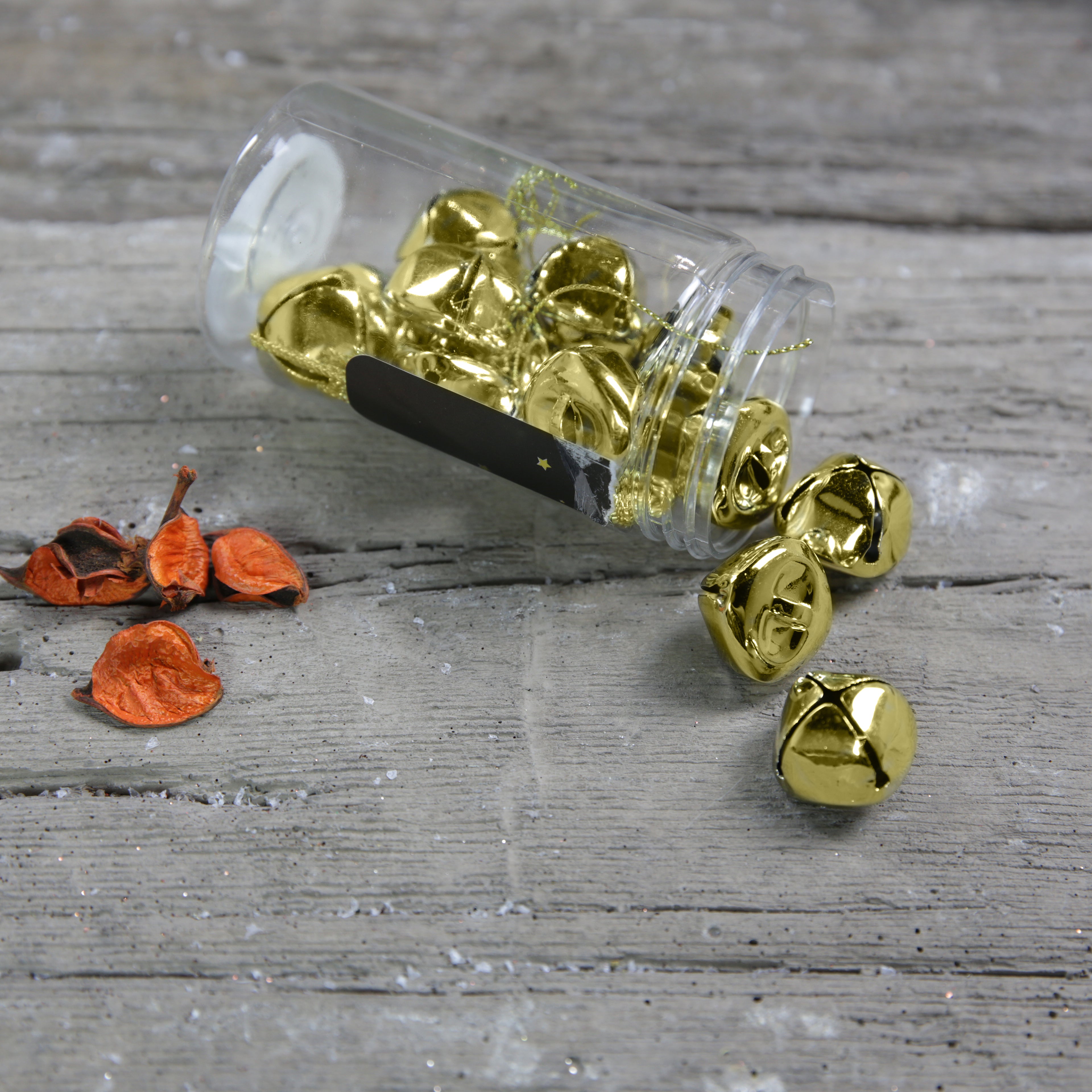 Gold Christmas Jingle Bells - 3 Sizes Available