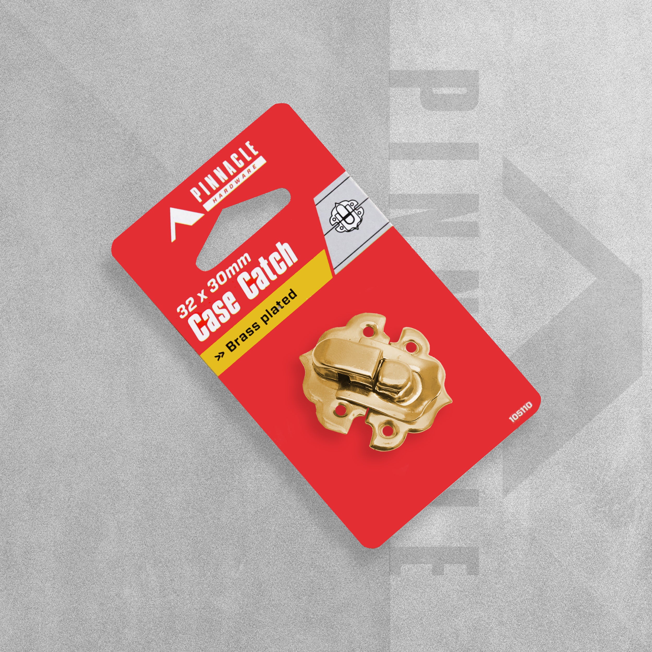 Sandleford Pinnacle Hardware - Case Catch Brass Plated 32 x 30mm