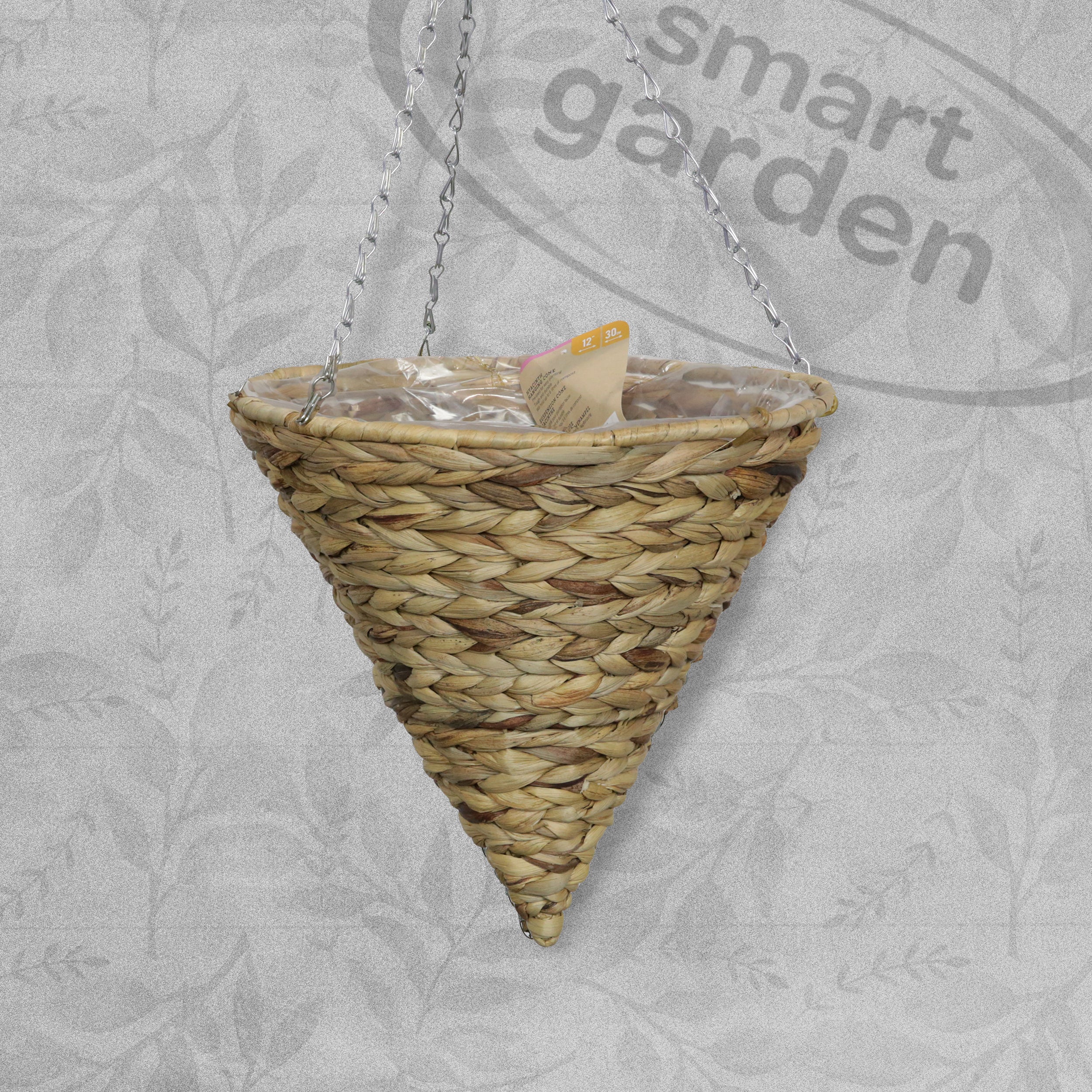 Smart Garden 12" Hyacinth Cone Hanging Basket