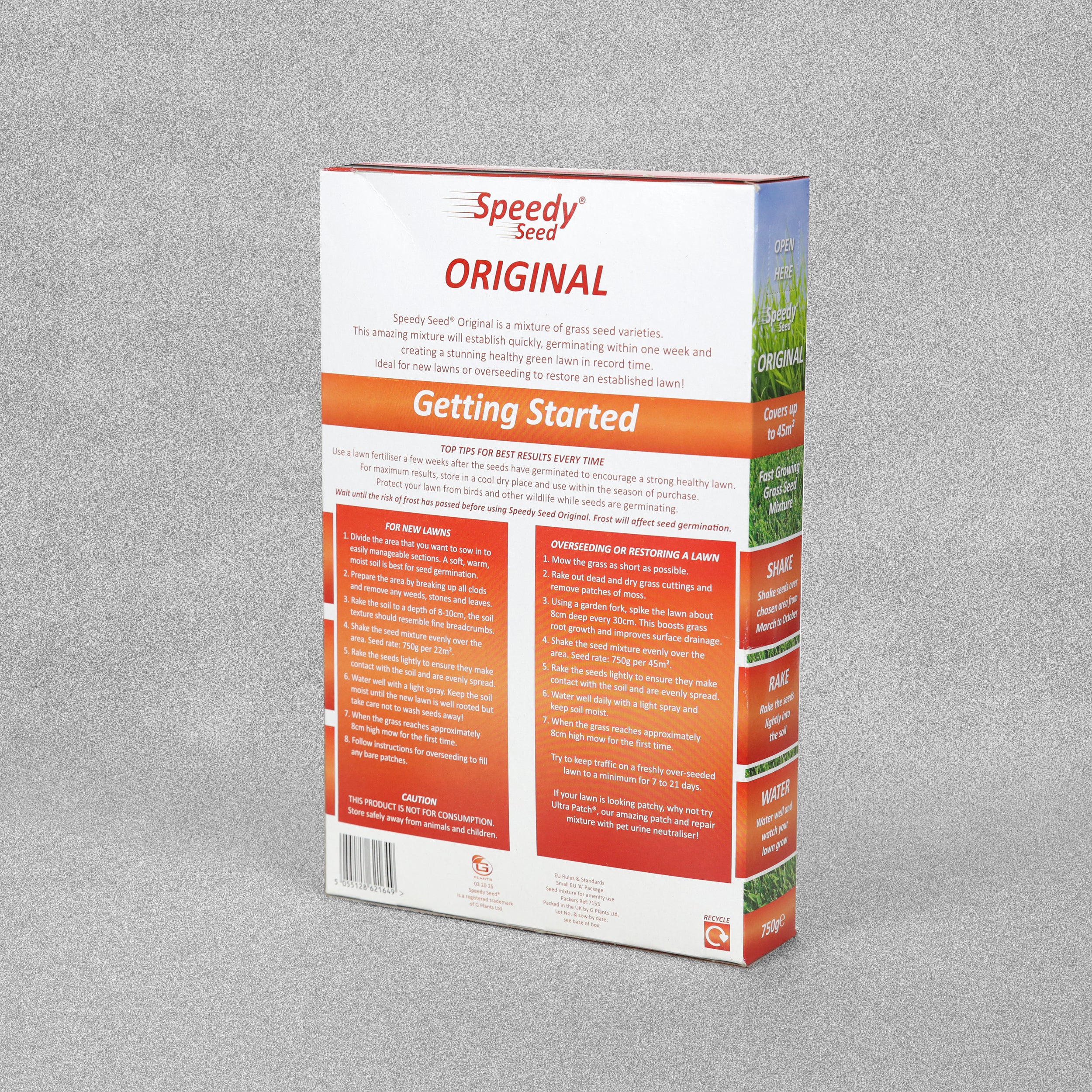 Speedy Seed Fast Growing Grass Seed - 750g