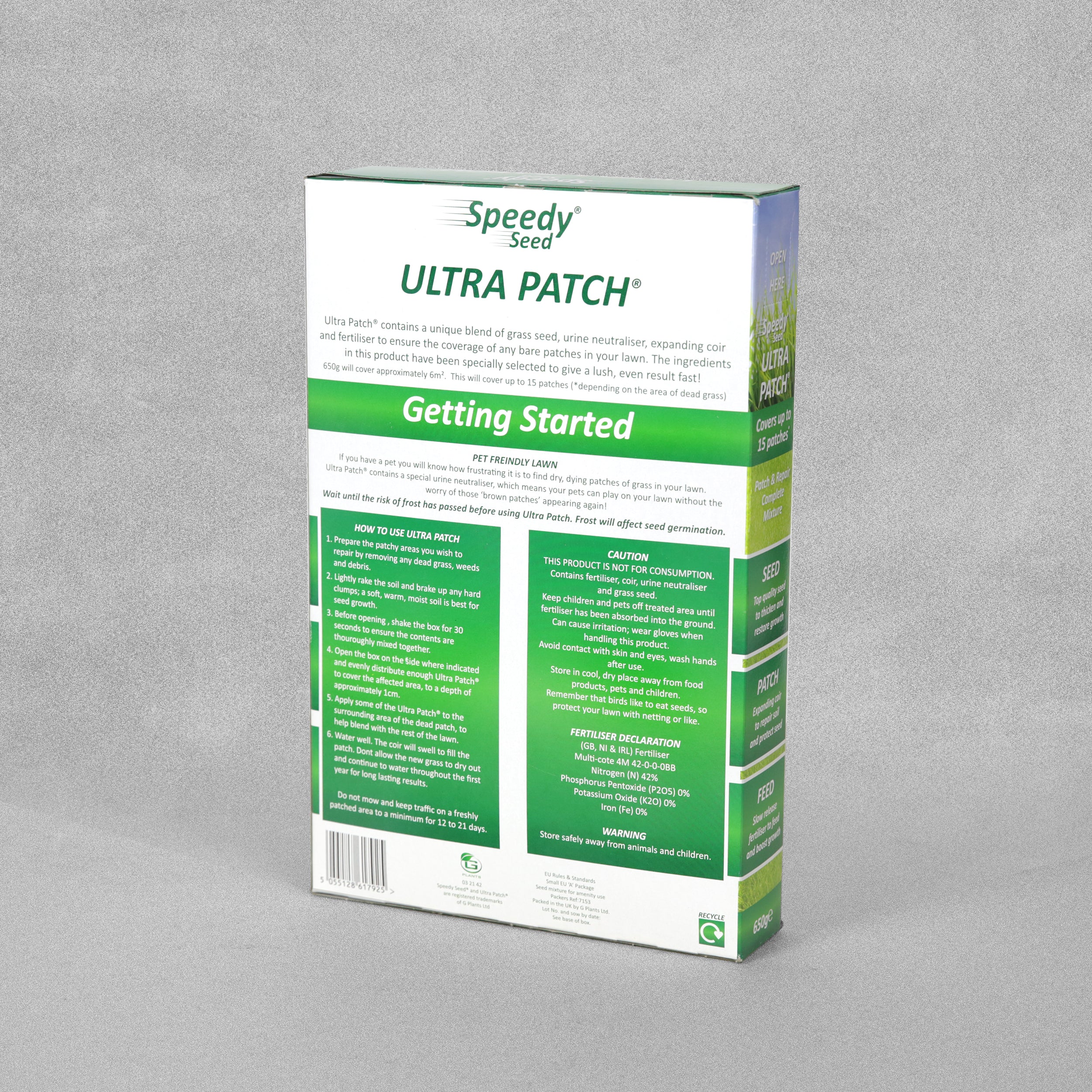 Speedy Seed Ultra Patch Grass Seed - 650g