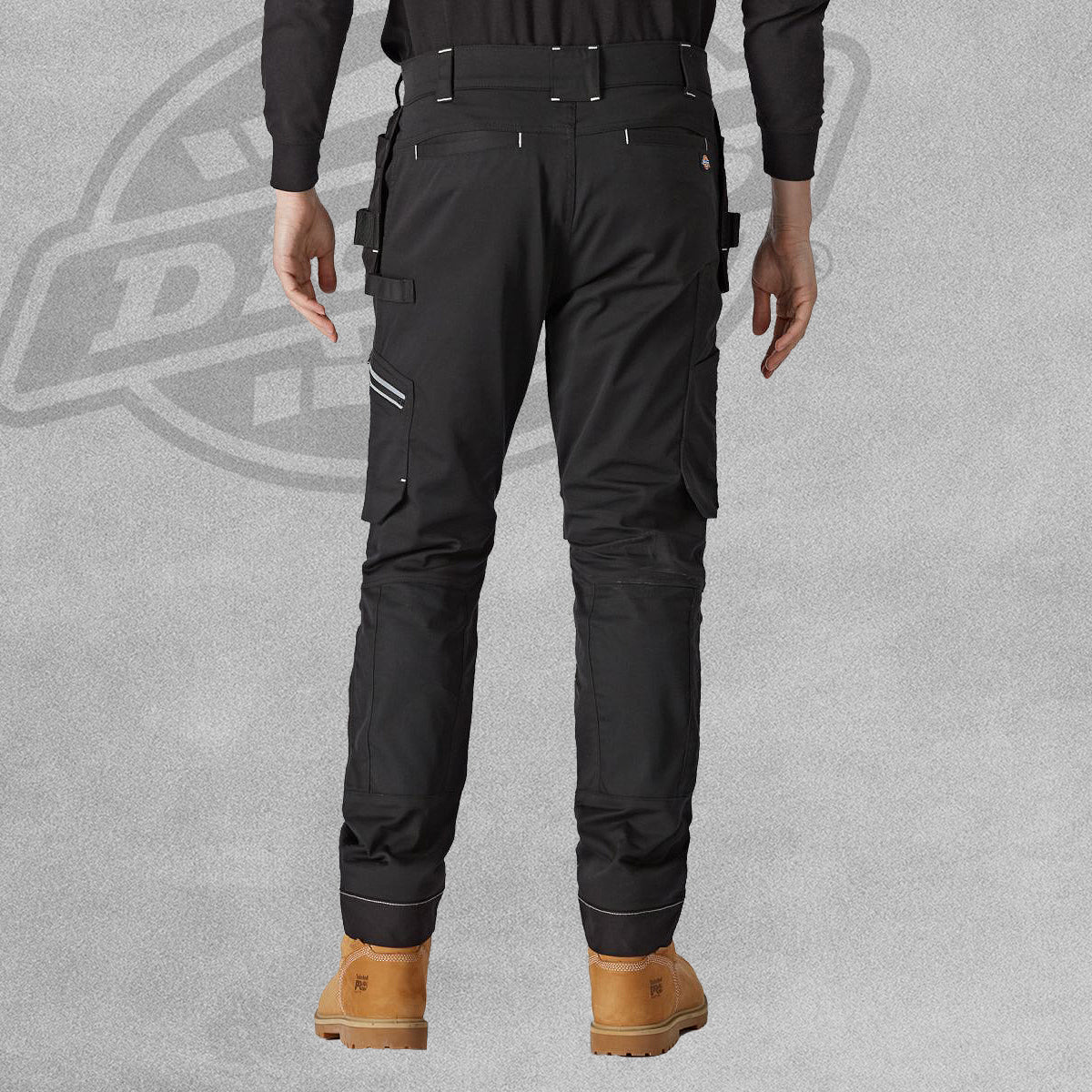 Dickies Universal Flex Holster Trousers - Black - 28" to 40"