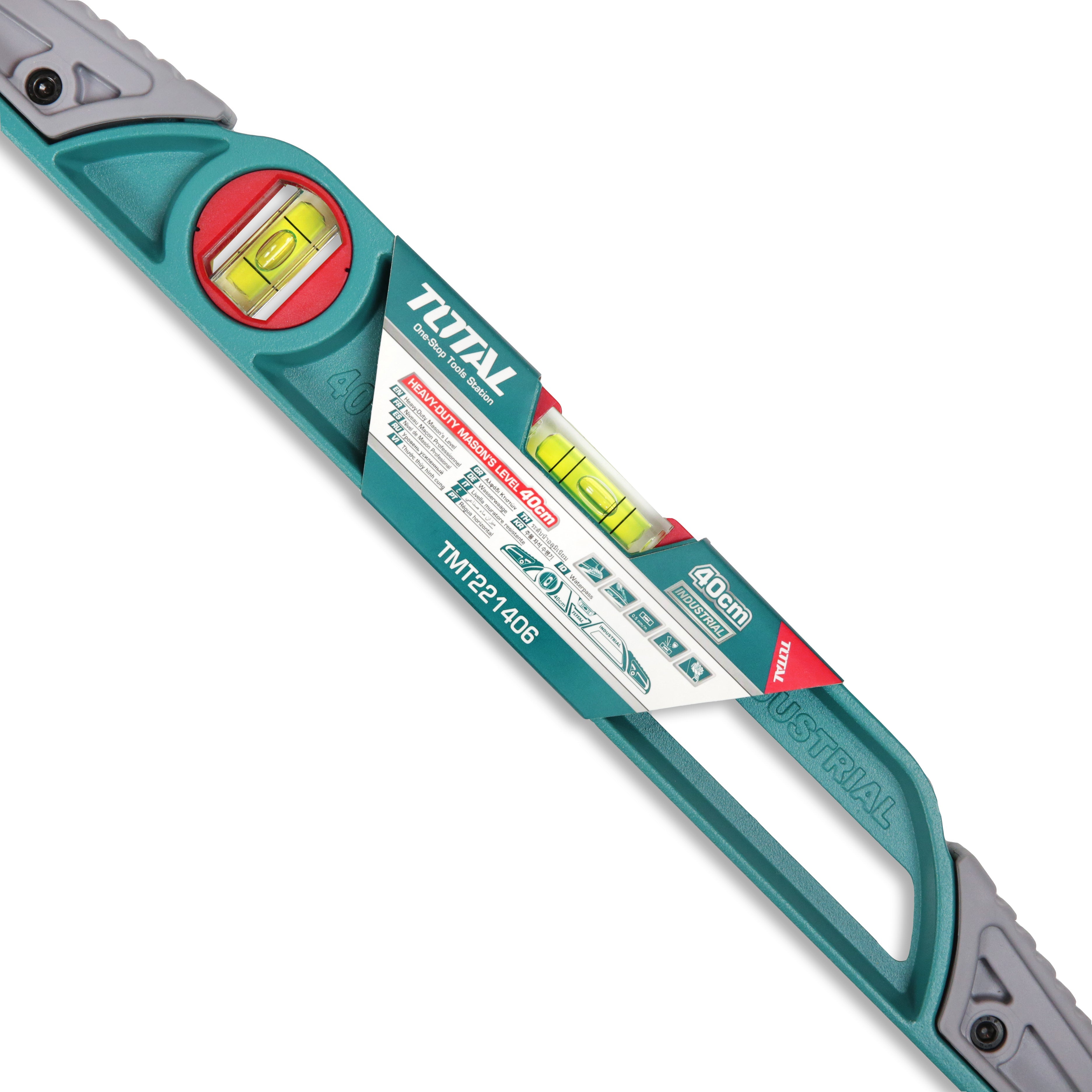 Total Heavy Duty Masons Spirit Level 40cm - TMT221406