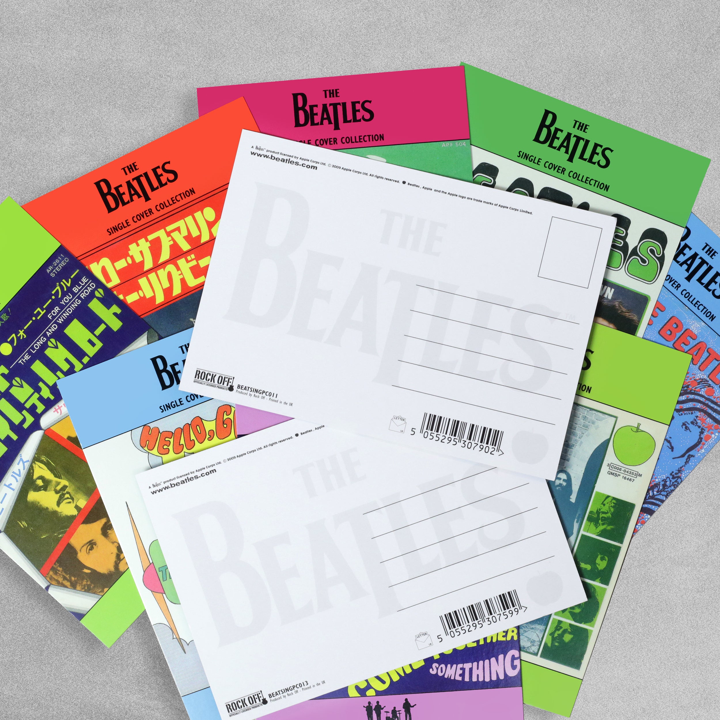 The Beatles Single Cover Collection of Official Postcards - Pack of 10