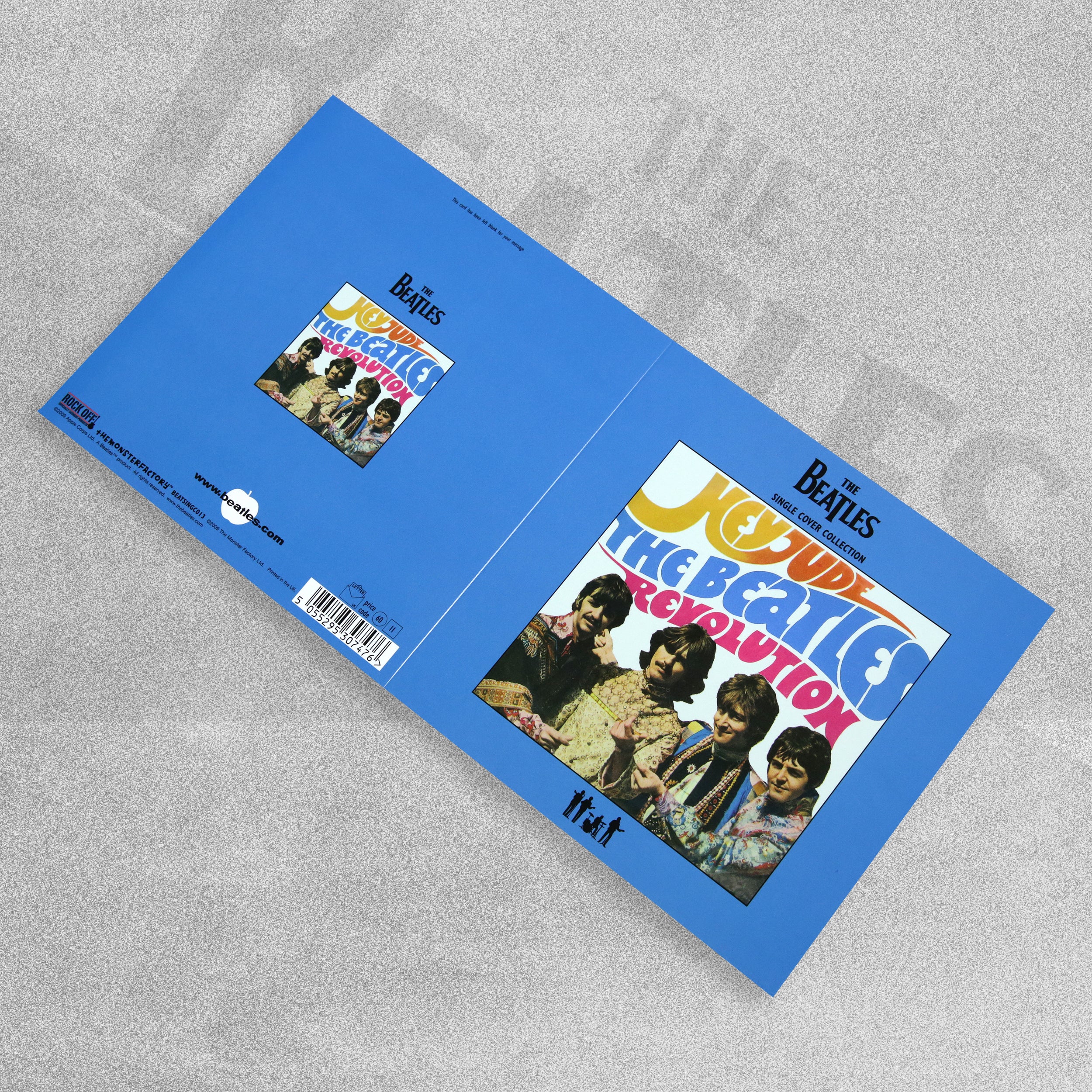 The Beatles Single Cover Collection Greeting Card - Hey Jude