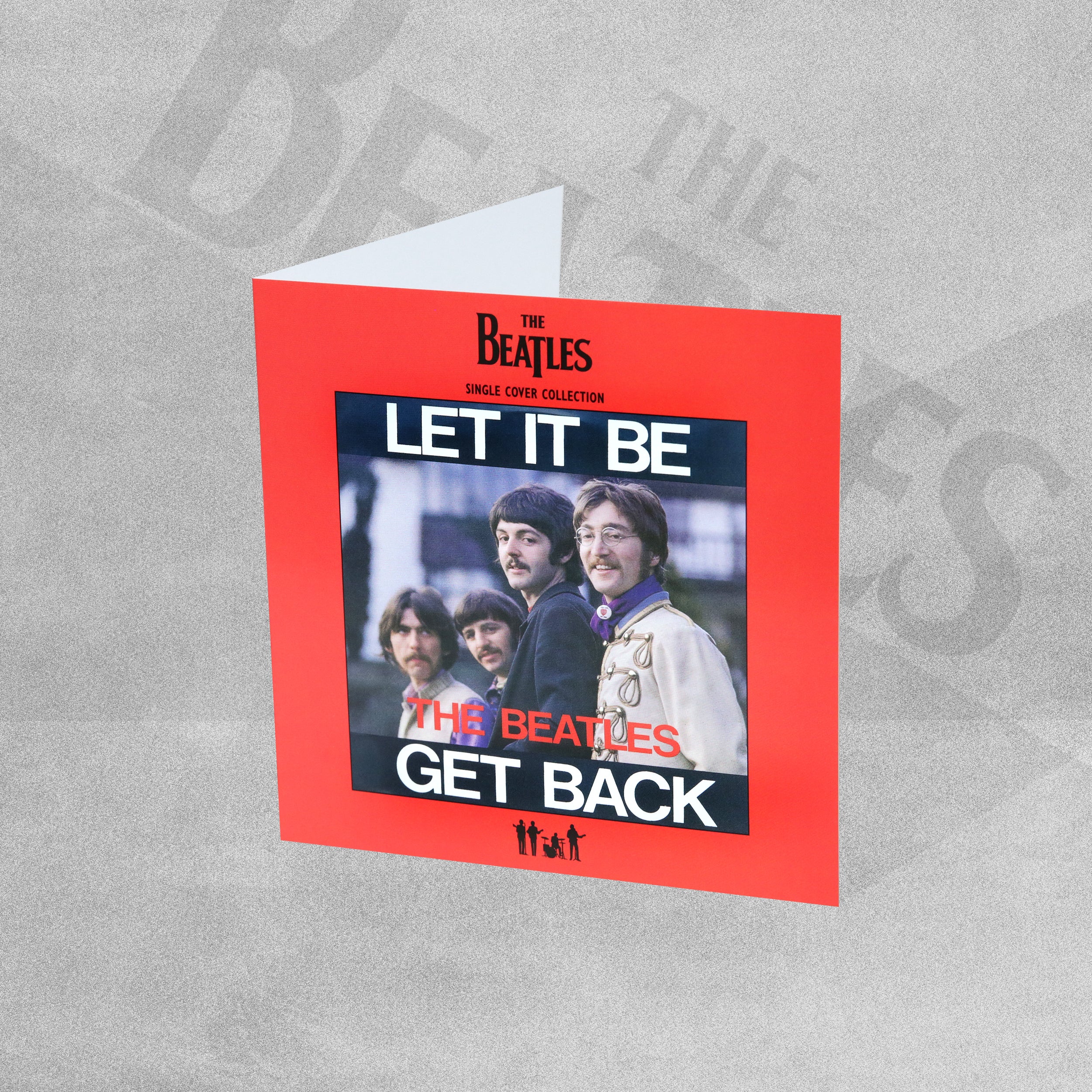 The Beatles Single Cover Collection Greeting Card - Let It Be