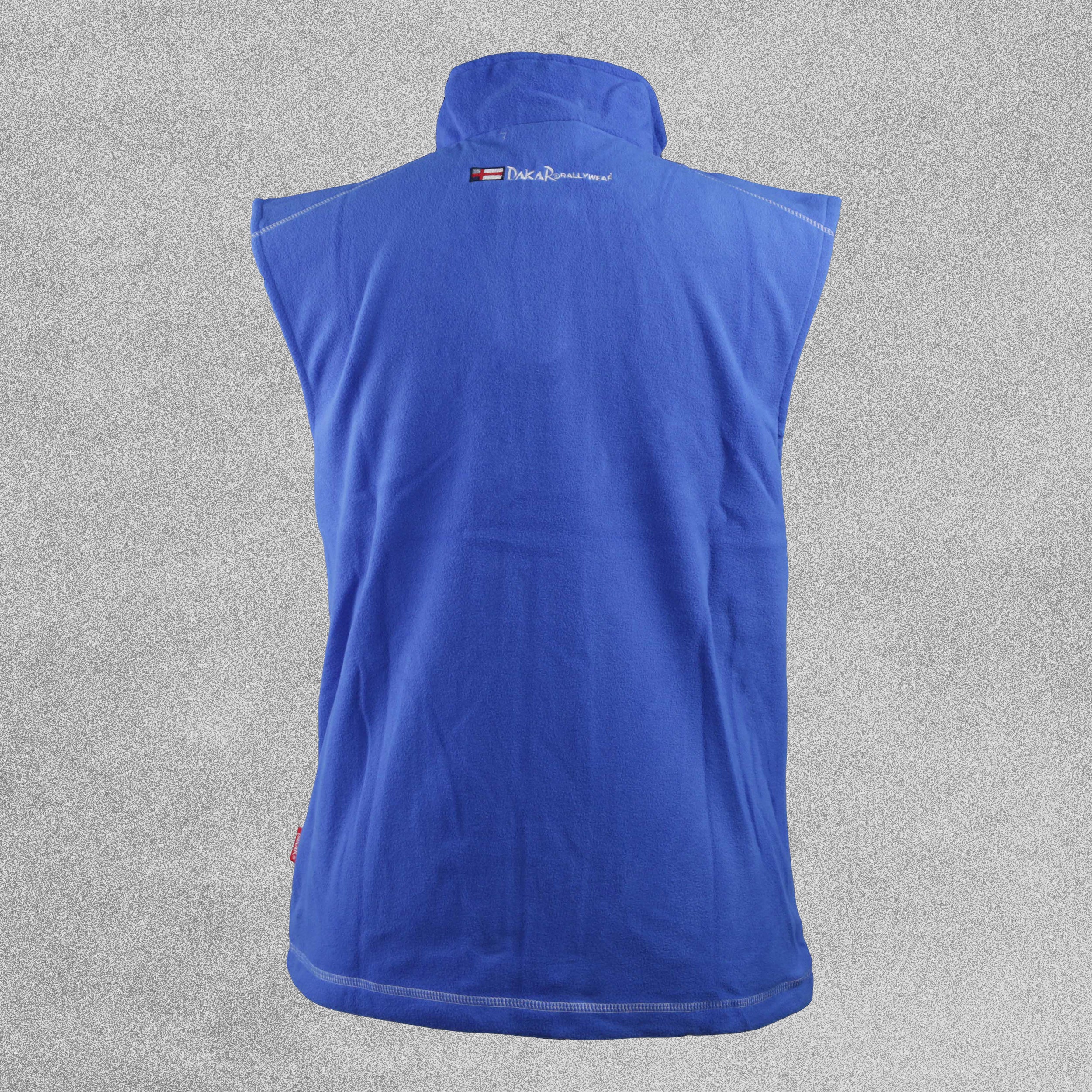 Official Dakar Rallywear Fleece Bodywarmer - Cobalt