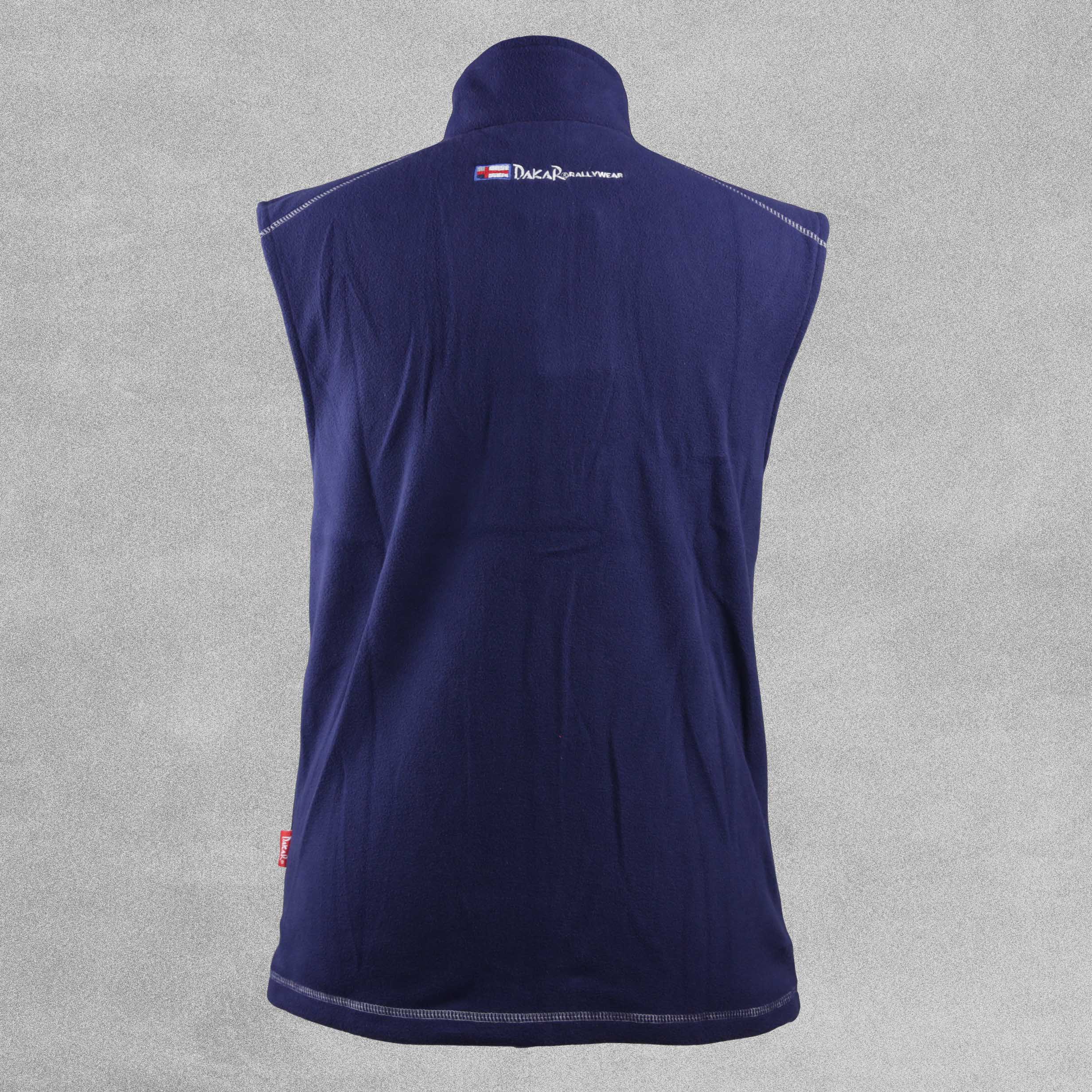 Official Dakar Rallywear Fleece Bodywarmer - navy