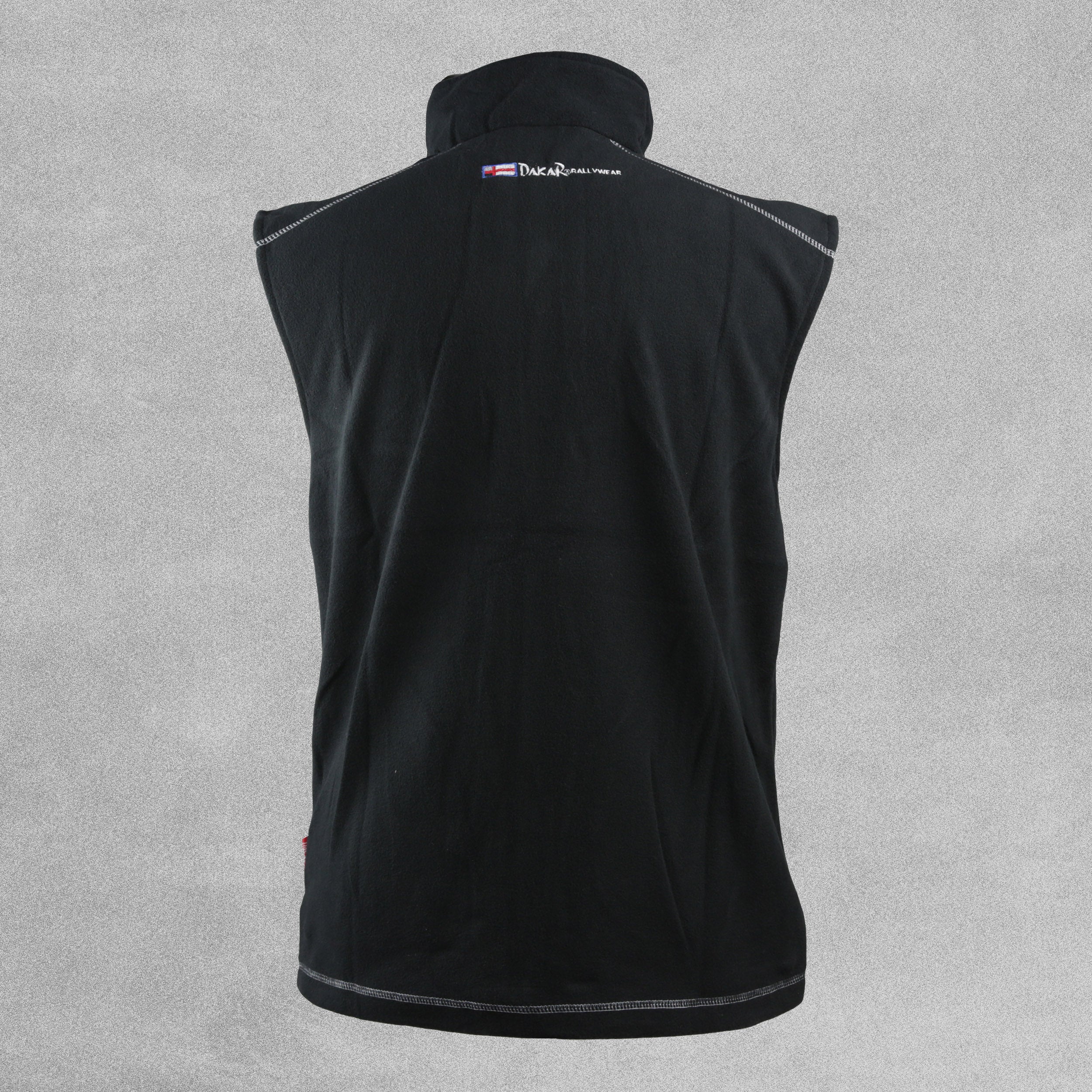 Official Dakar Rallywear Fleece Bodywarmer - Black