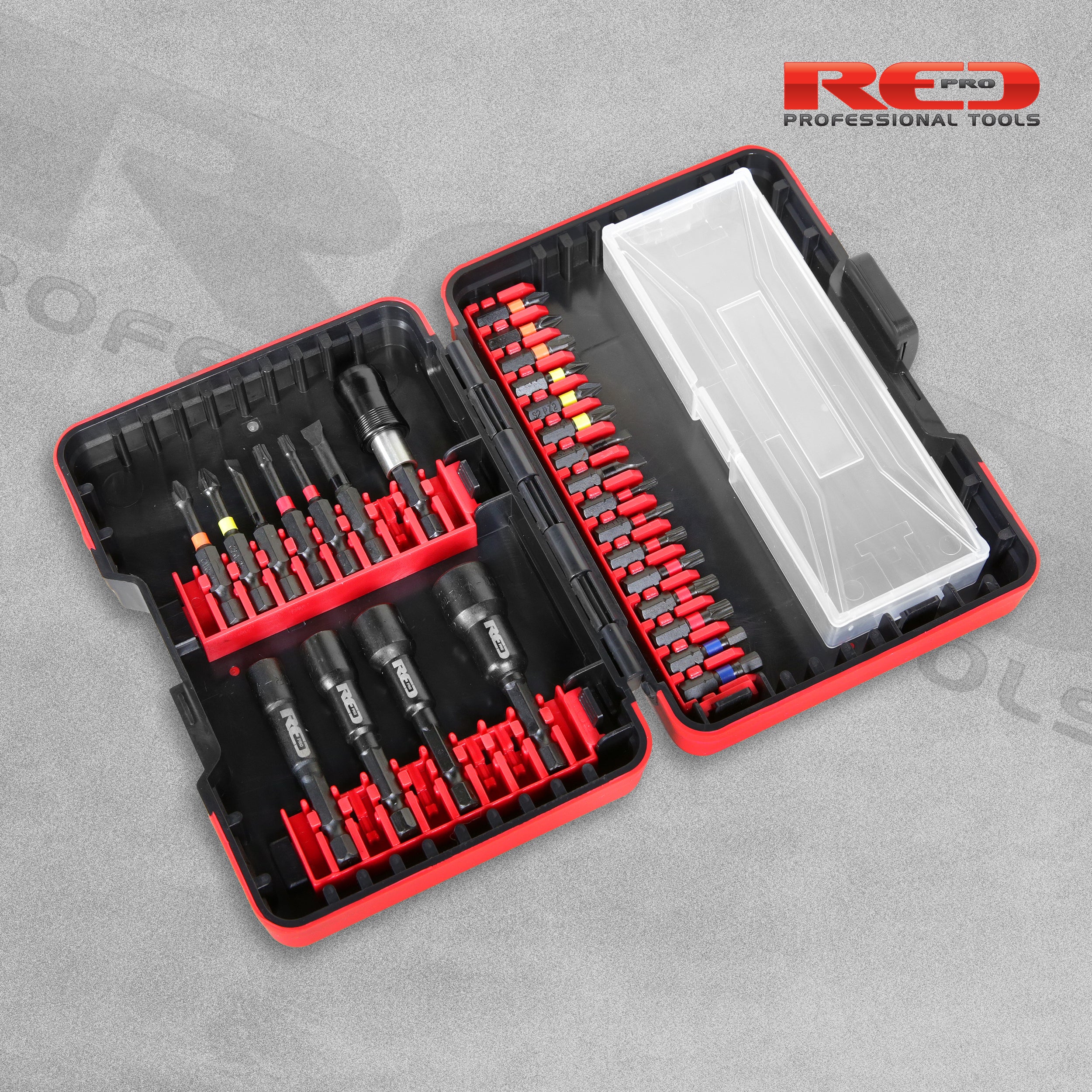 Red Pro 27 Piece Impact Bit Set