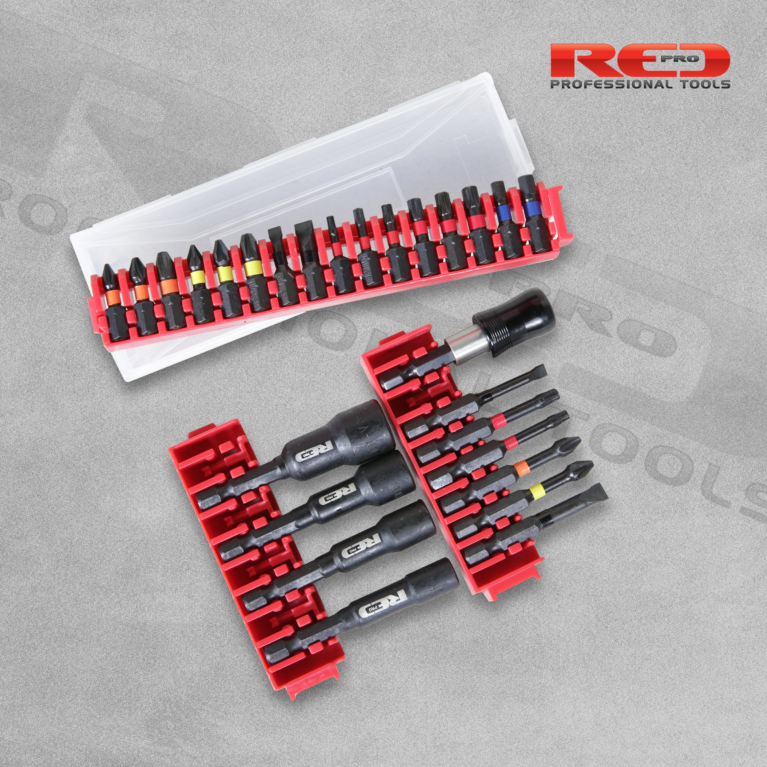 Red Pro 27 Piece Impact Bit Set
