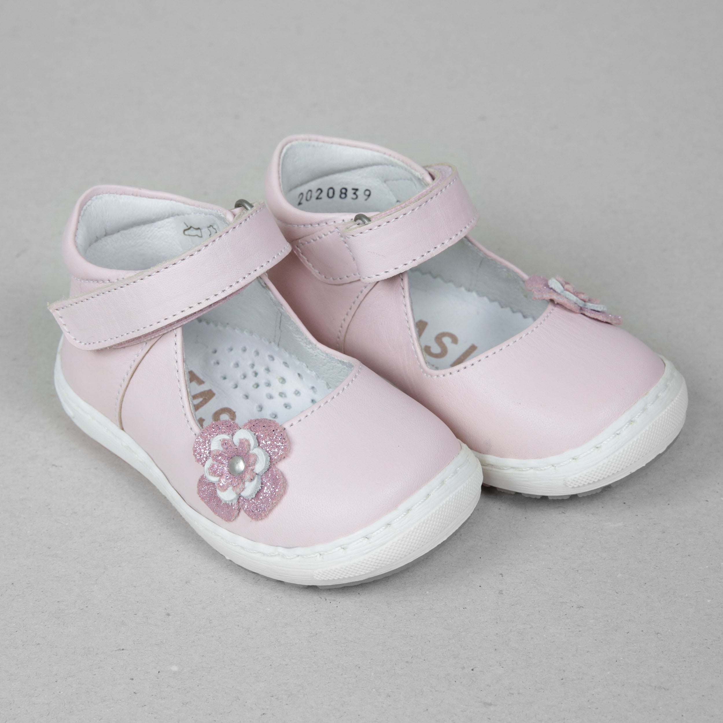 Petasil Justine Kids Girls Pale Pink Leather Boots UK 4.5 / EUR 21
