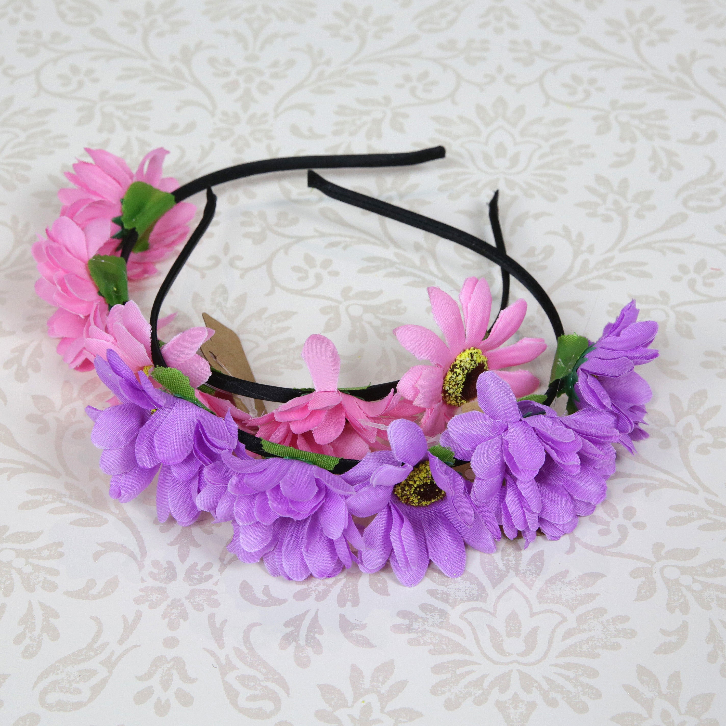Daisy Flower Headbands - Pack of 12