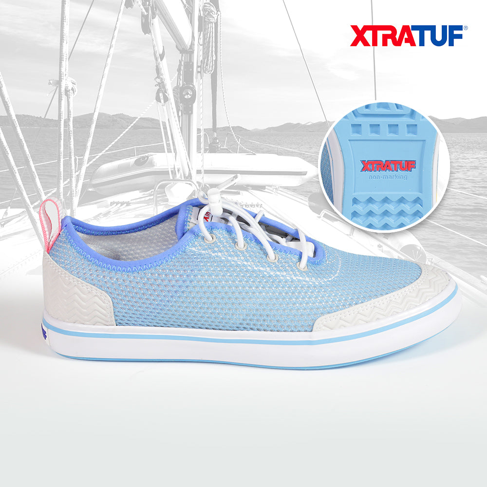 XTRATUF Women's Riptide Blue/White Water Shoes