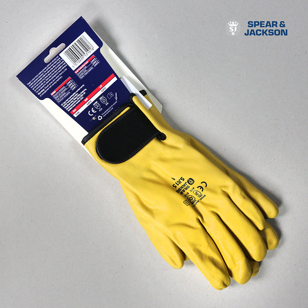 Spear & Jackson - Digger Fleece lined Gloves Size L/9