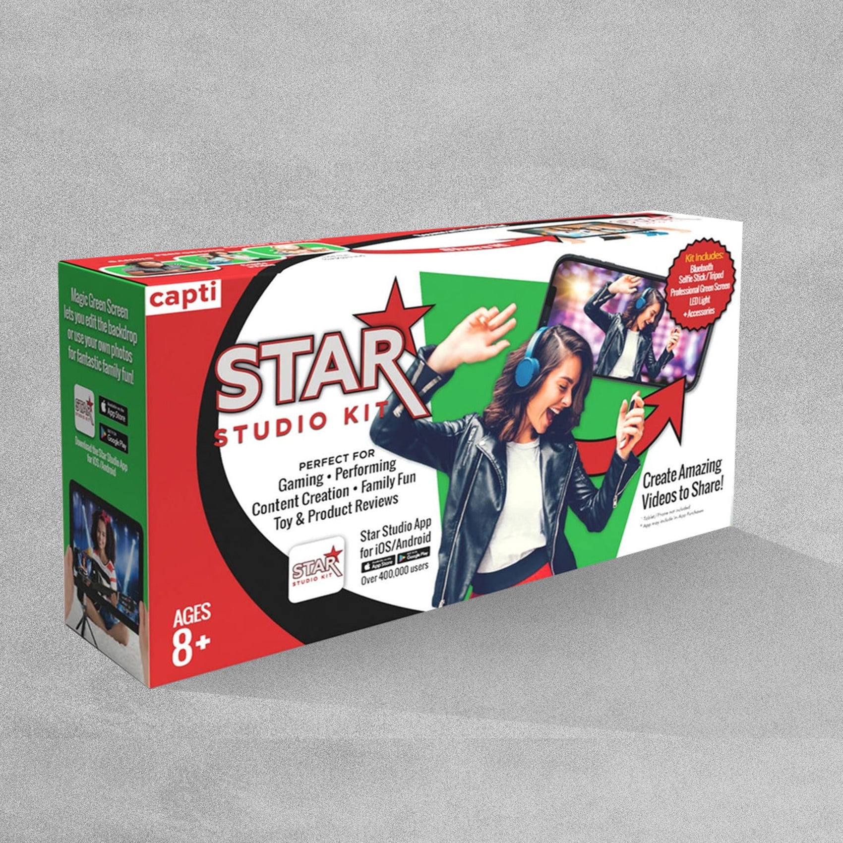 You Star Capti Studio Kit with Green Screen for Content Creators