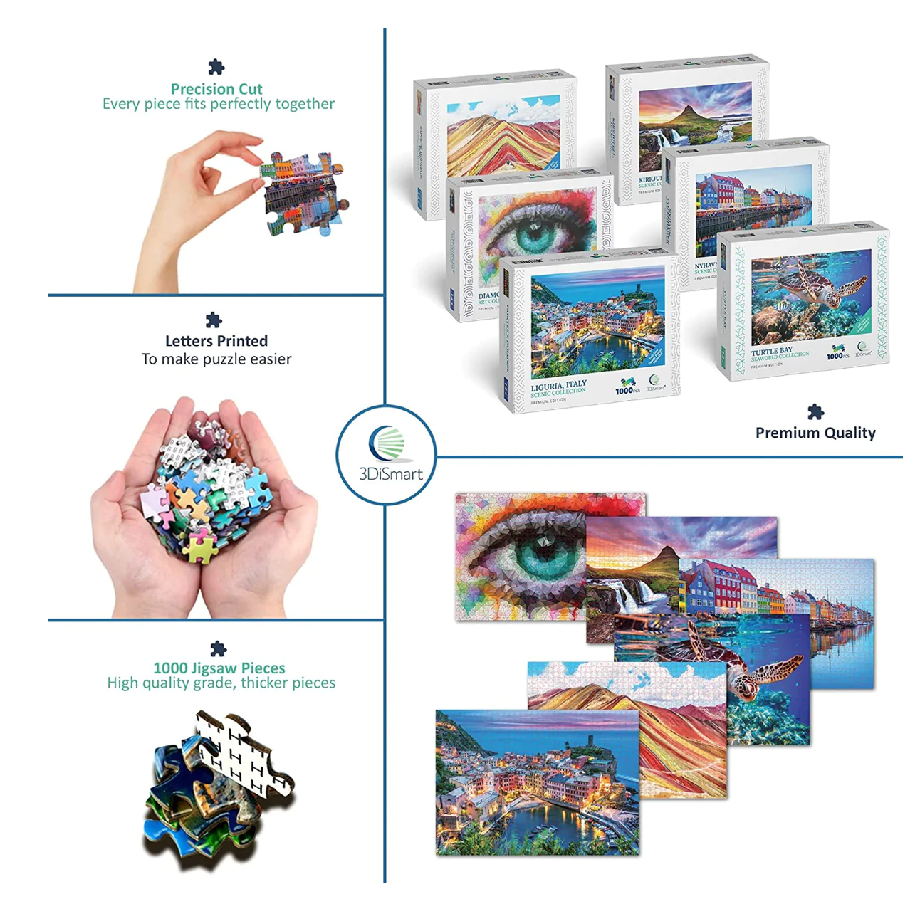 1000 Piece Jigsaw Puzzle Painter's Paradise