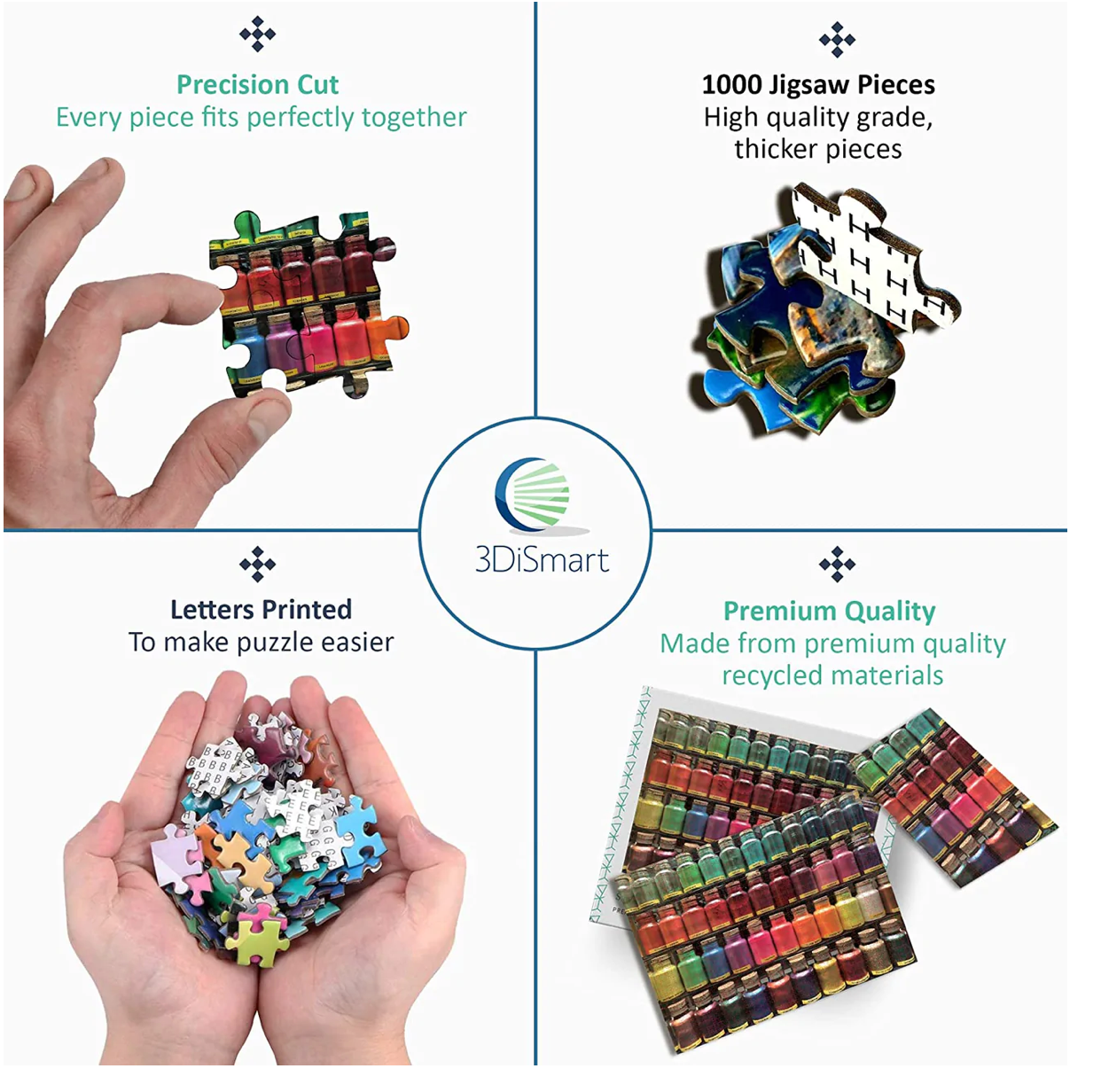 1000 Piece Jigsaw Puzzle Painter's Paradise