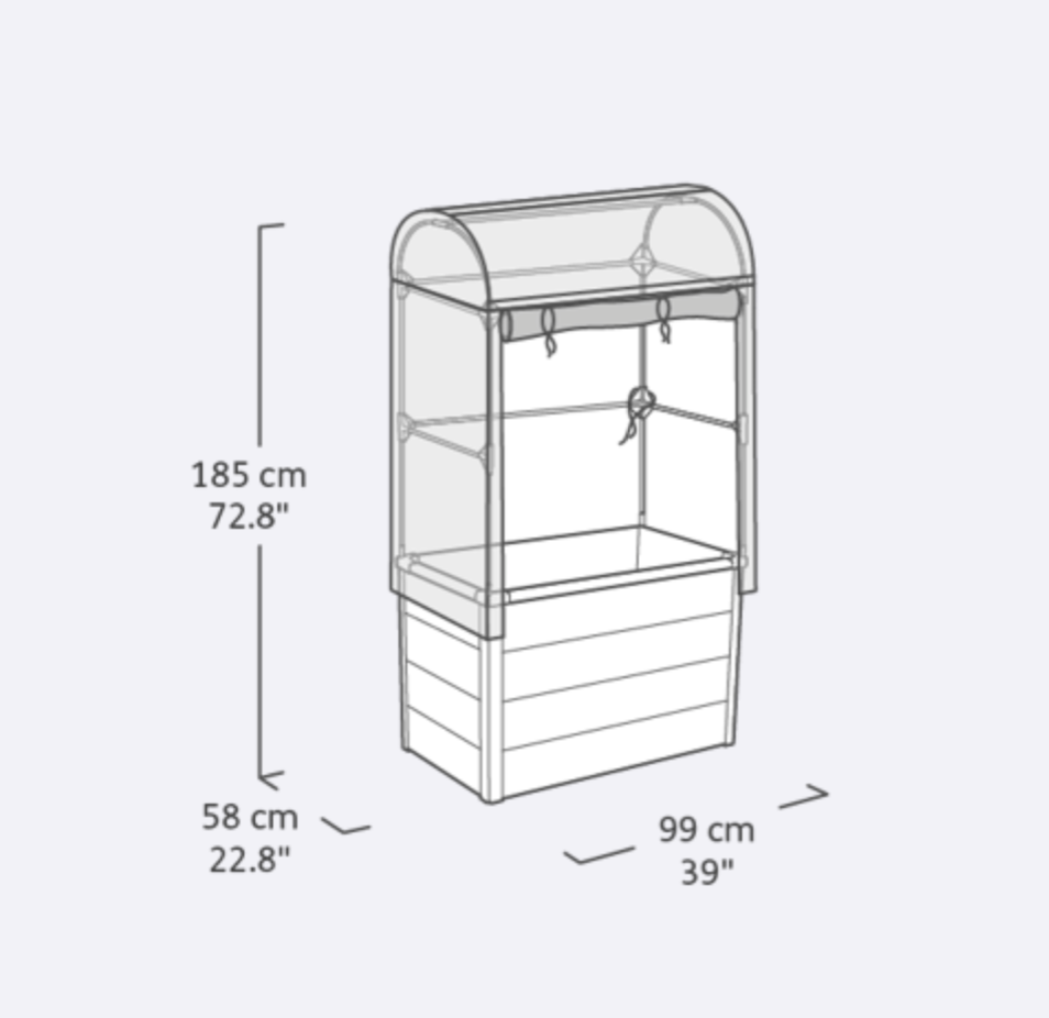 Keter Maple Greenhouse - Brown