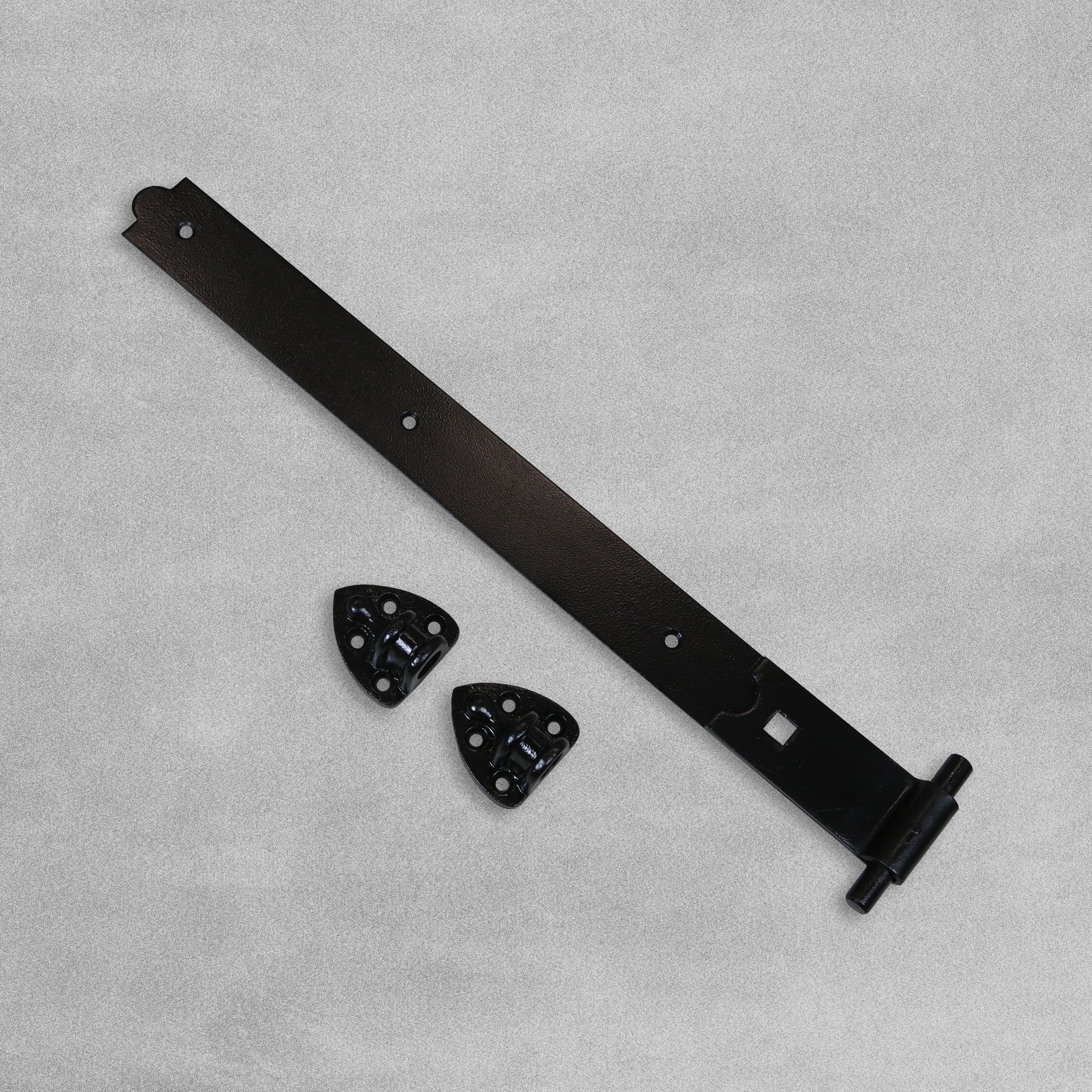 Heavy Reversible Black Gate / Door Hinges - 4 Sizes Available