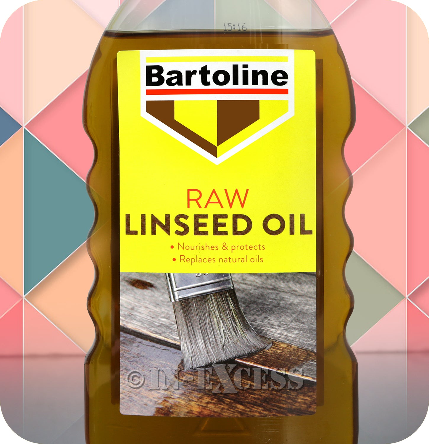 Bartoline Natural Oil Replacement Raw Linseed Oil - 500ml