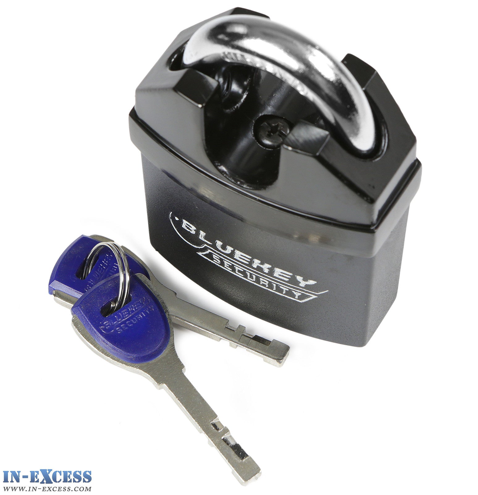 5x Bluekey Maximum Security Solid Iron Body Keyed Alike 60mm Padlocks - MS-CSA60-KA