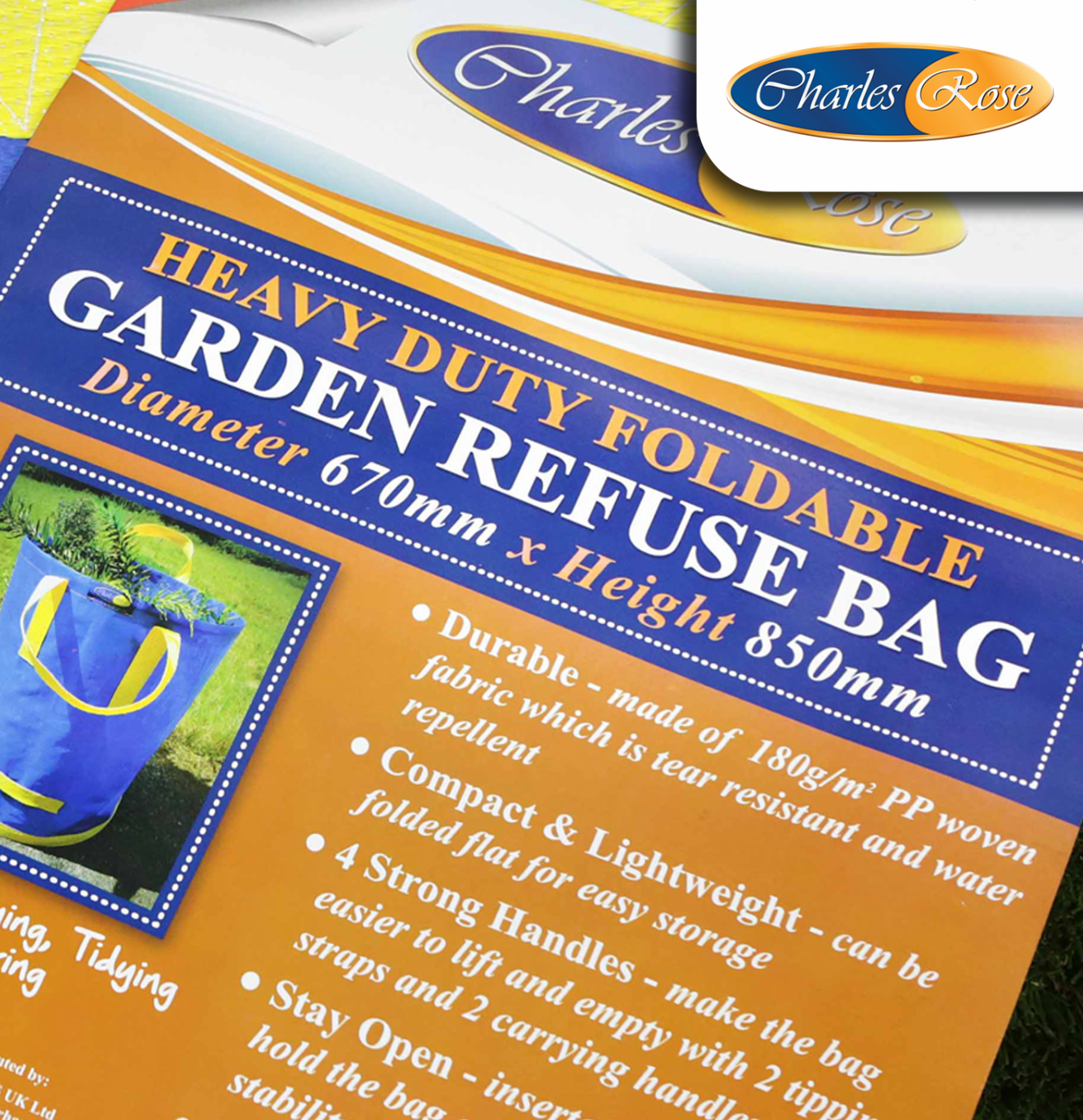 Charles Rose Heavy Duty Garden Refuse / Waste Bag - 300 litre
